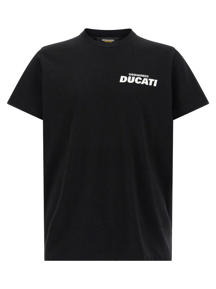 T-shirt capsule Dsquared2 x Ducati White/black Cotton