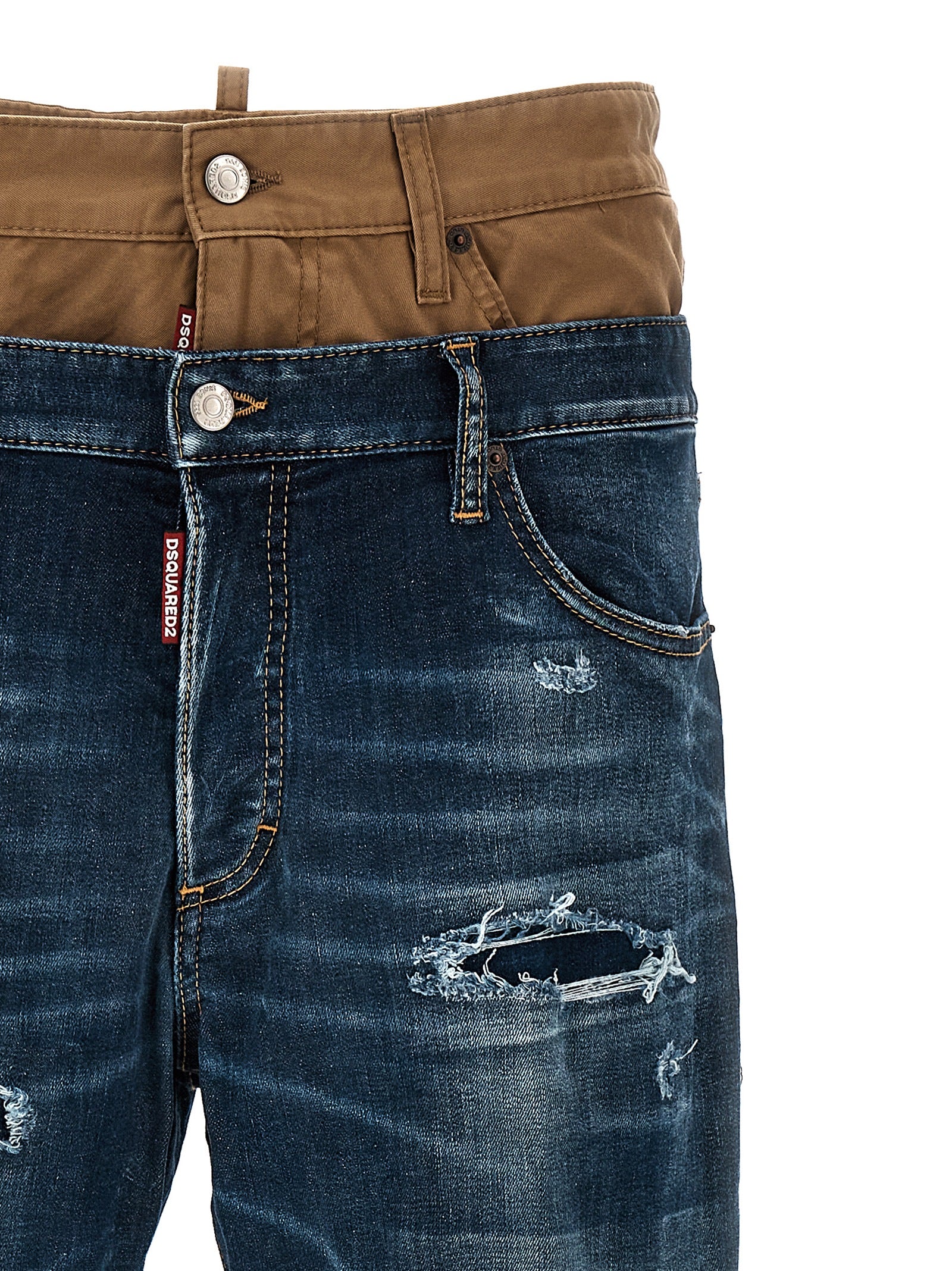 Jeans Skinny Twin Pack Blue Cotton