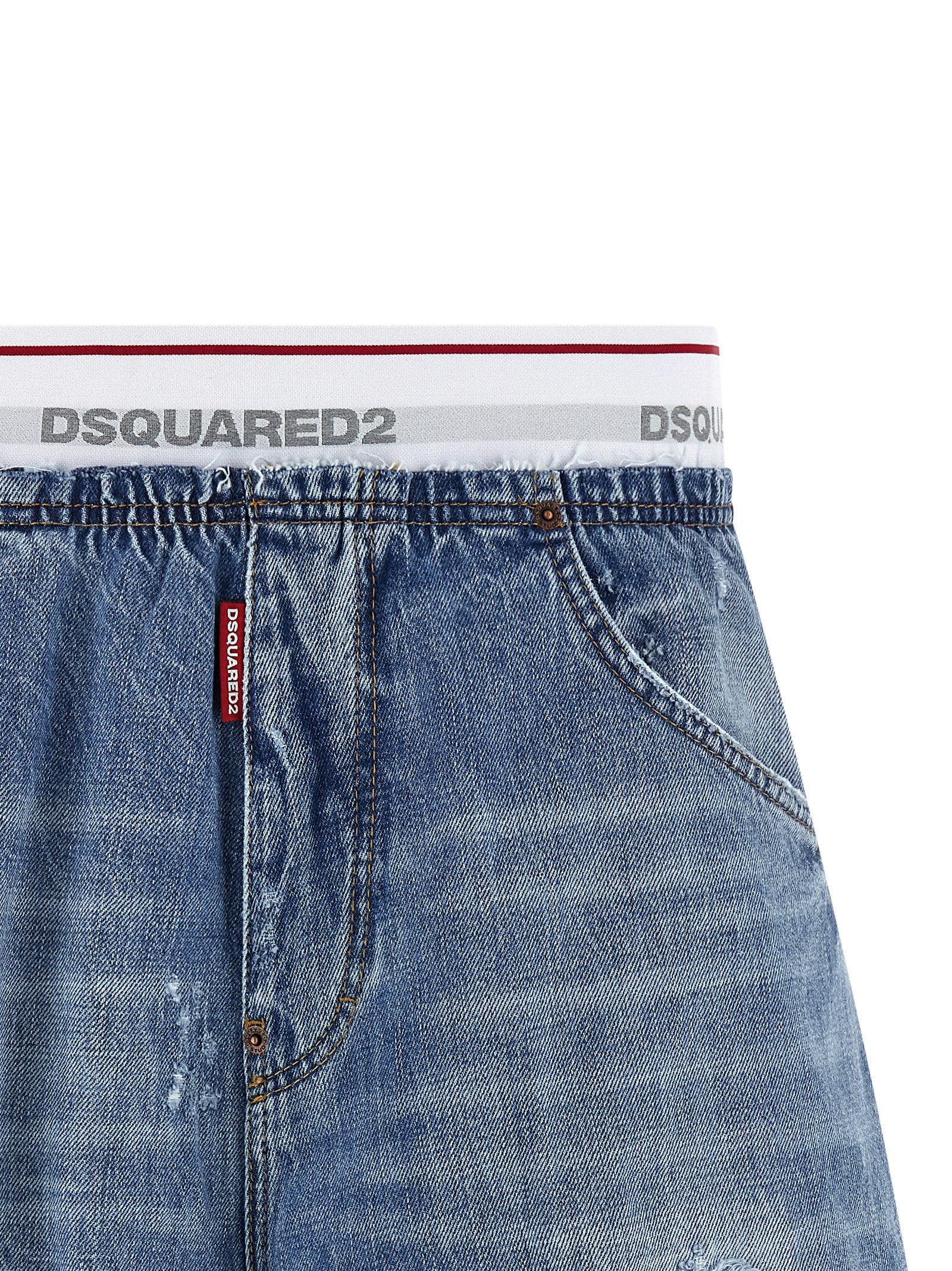 Surfer Bermuda Shorts Blue Cotton Bermuda