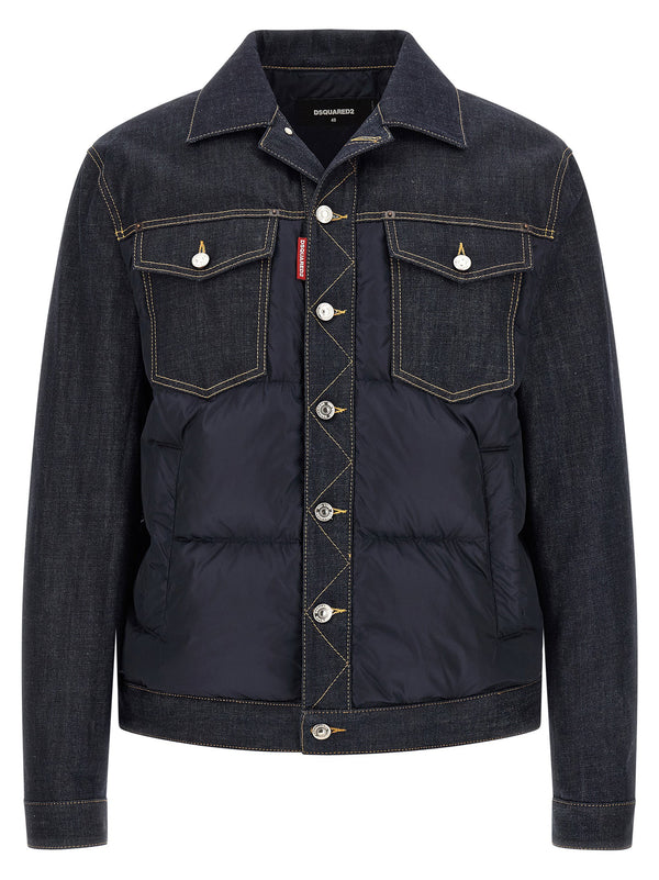 Dsquared2 Padded Hybrid Trucker Jacket