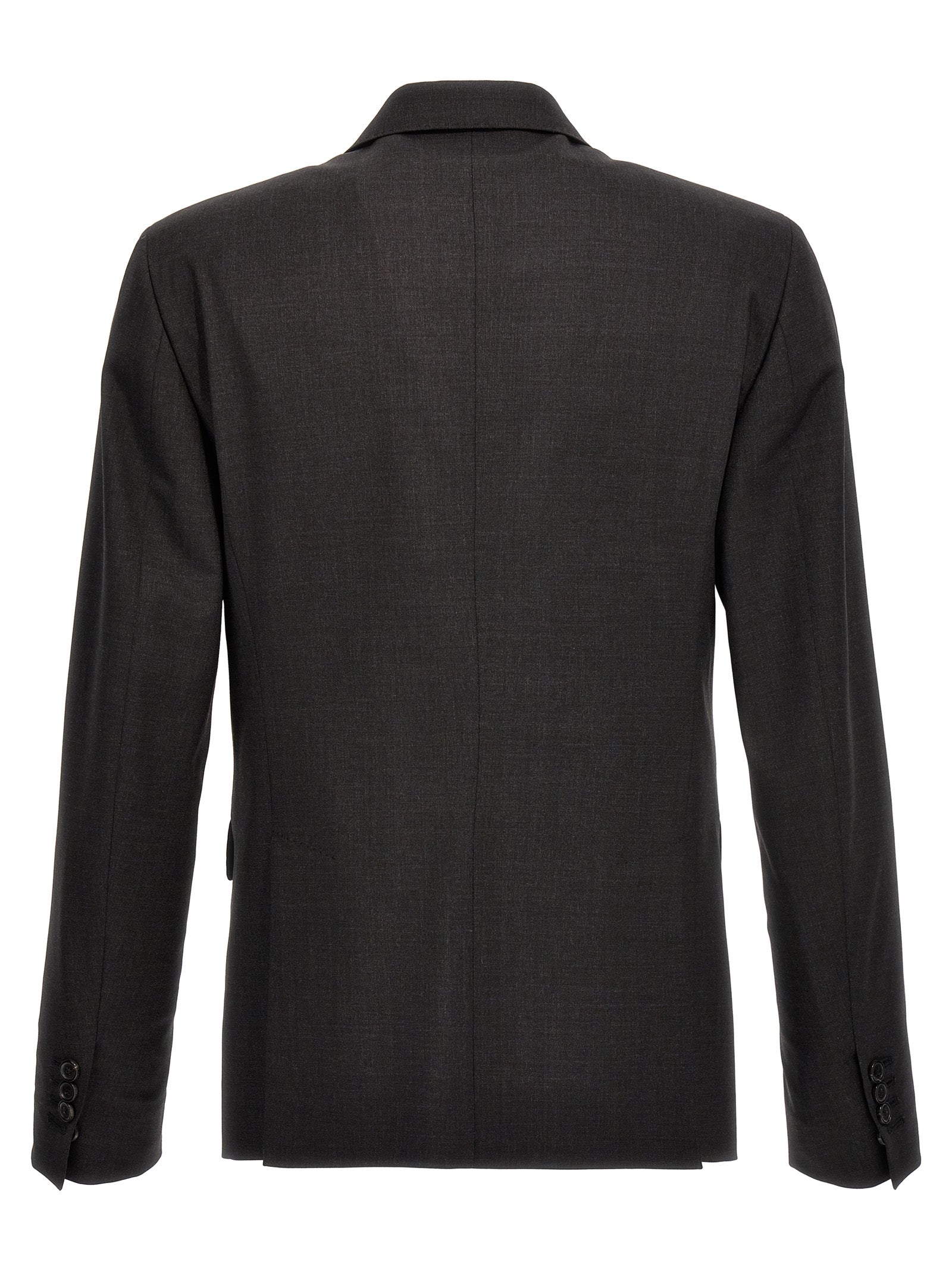 Paris Dress Gray Wool Elastane Suits