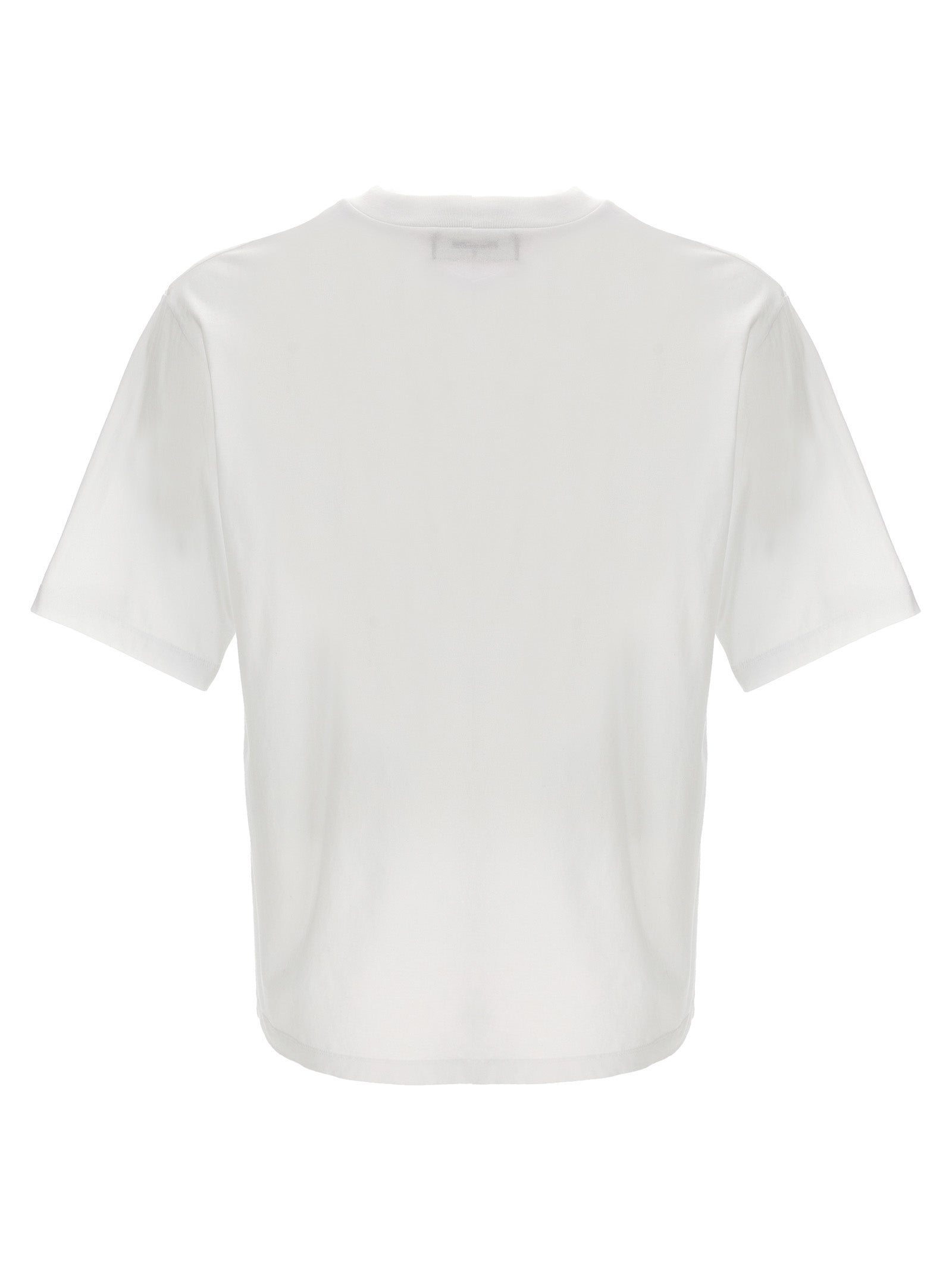Logo T-shirt White/black Cotton