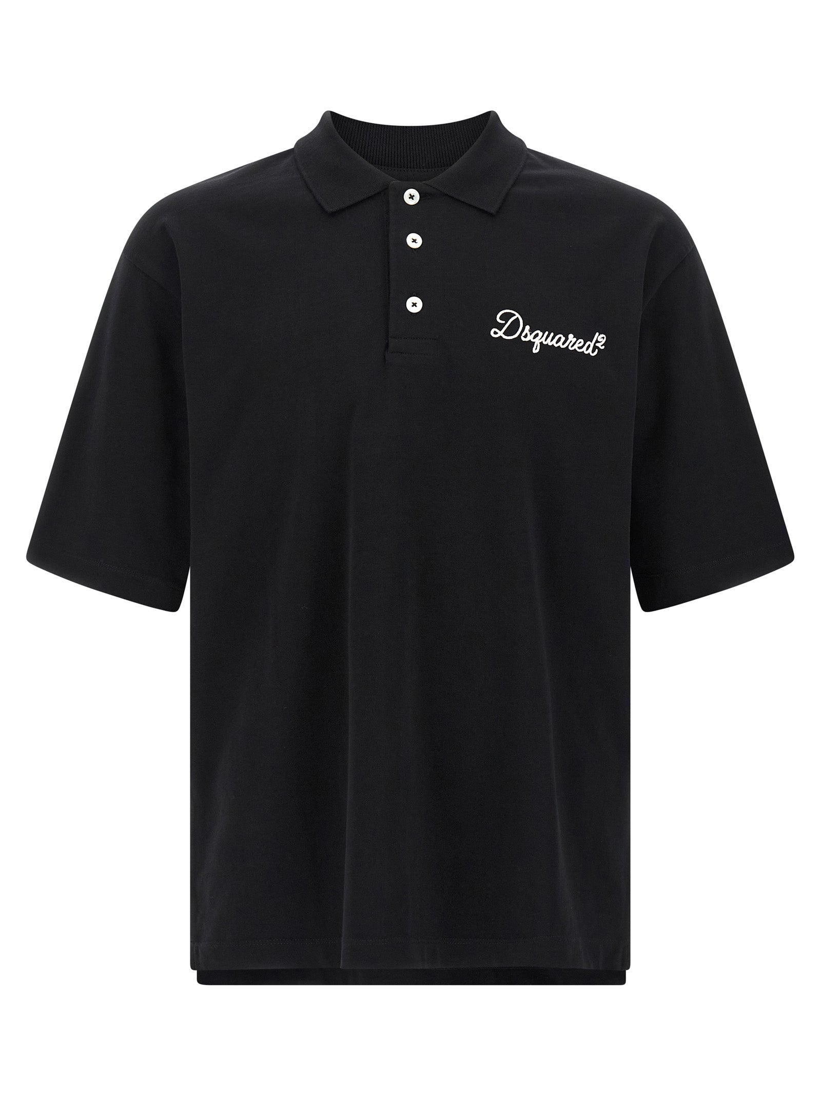 Dsquared2 Signature polo shirt Black Cotton