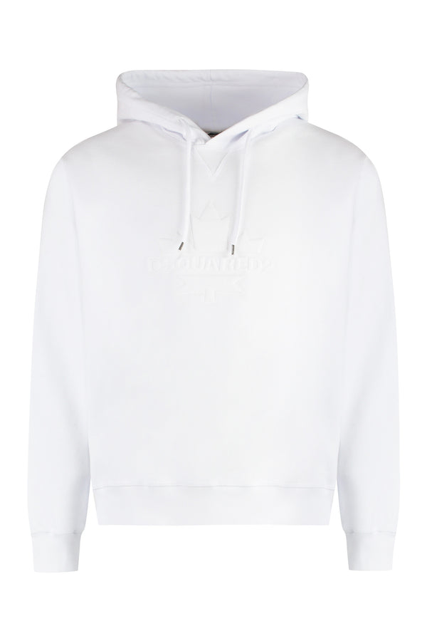 Cotton Hoodie White Jumpers