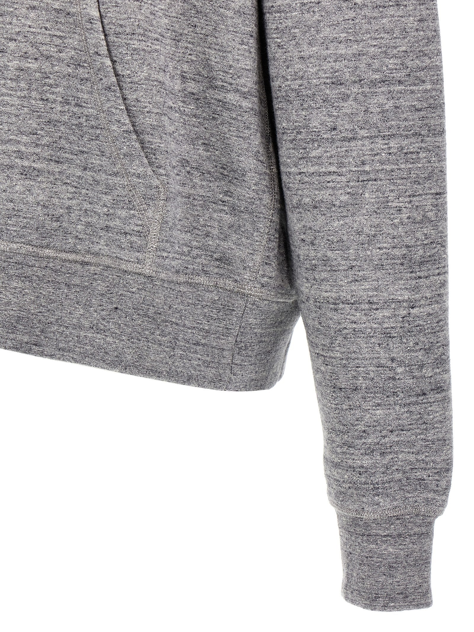 NYC Fit hoodie Gray Cotton Sweatshirt