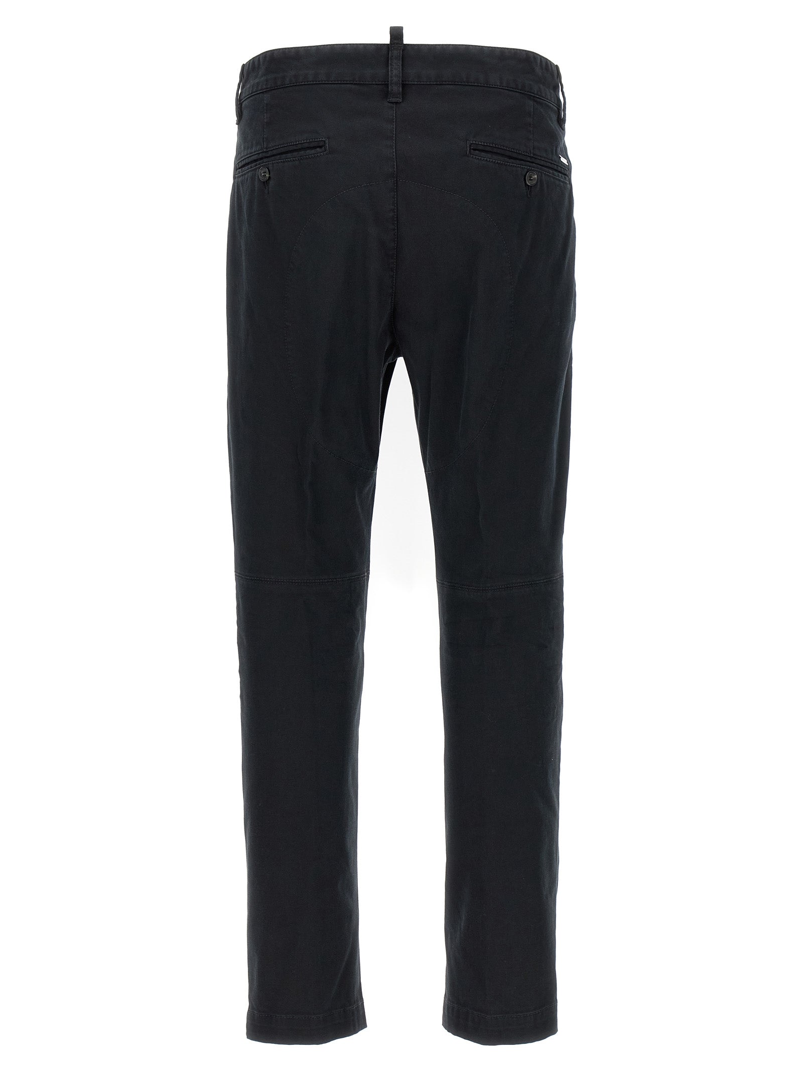 Sexy Chino pants Black Cotton