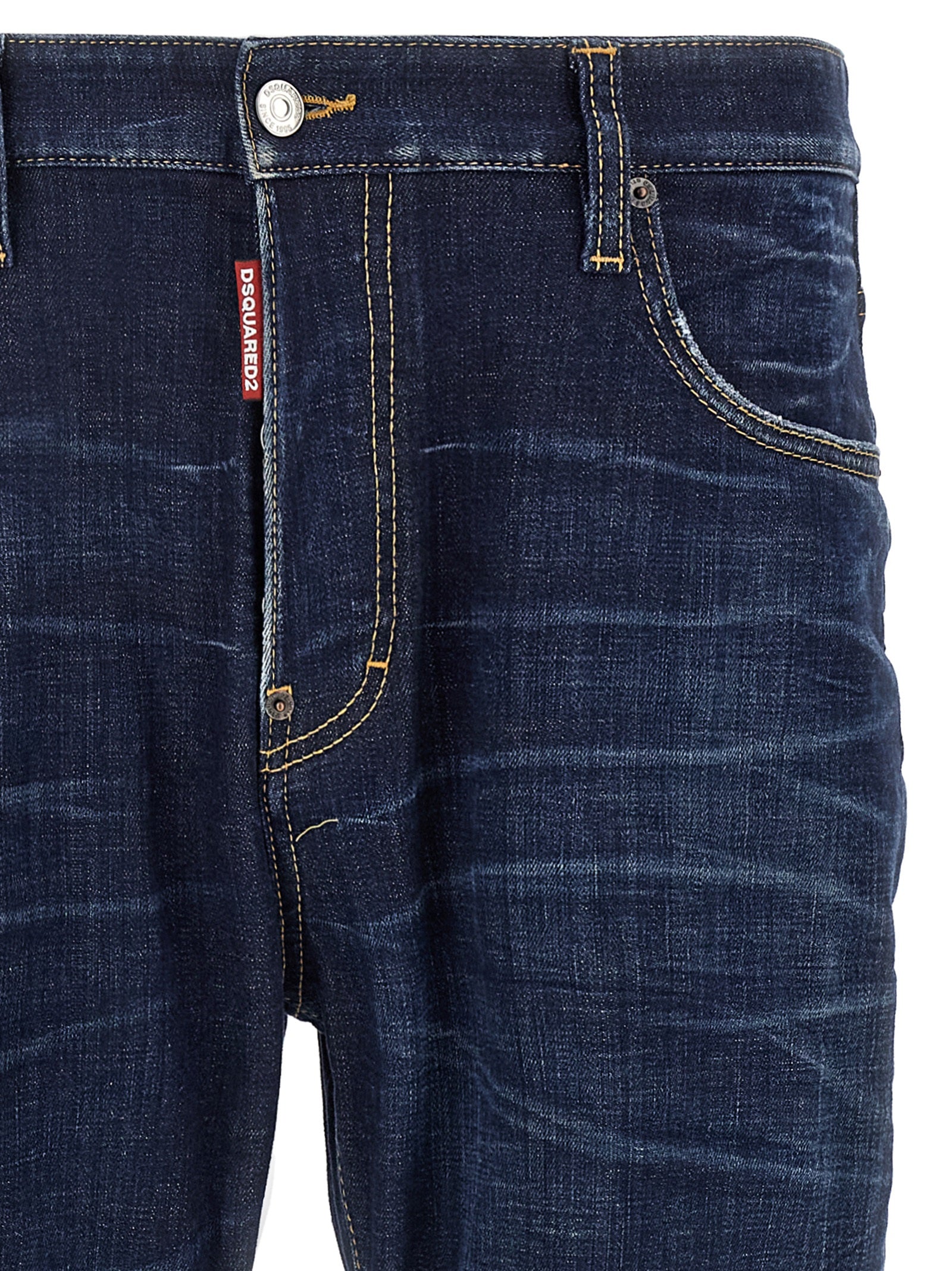 642 jeans Blue Cotton