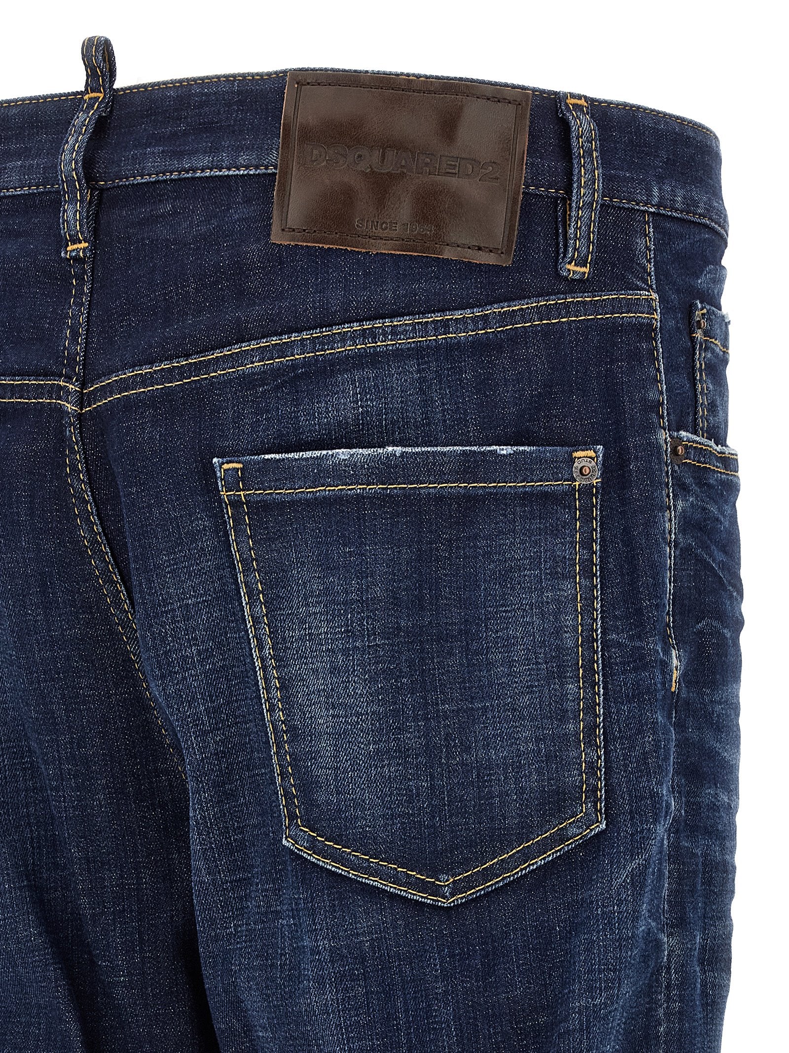 642 jeans Blue Cotton