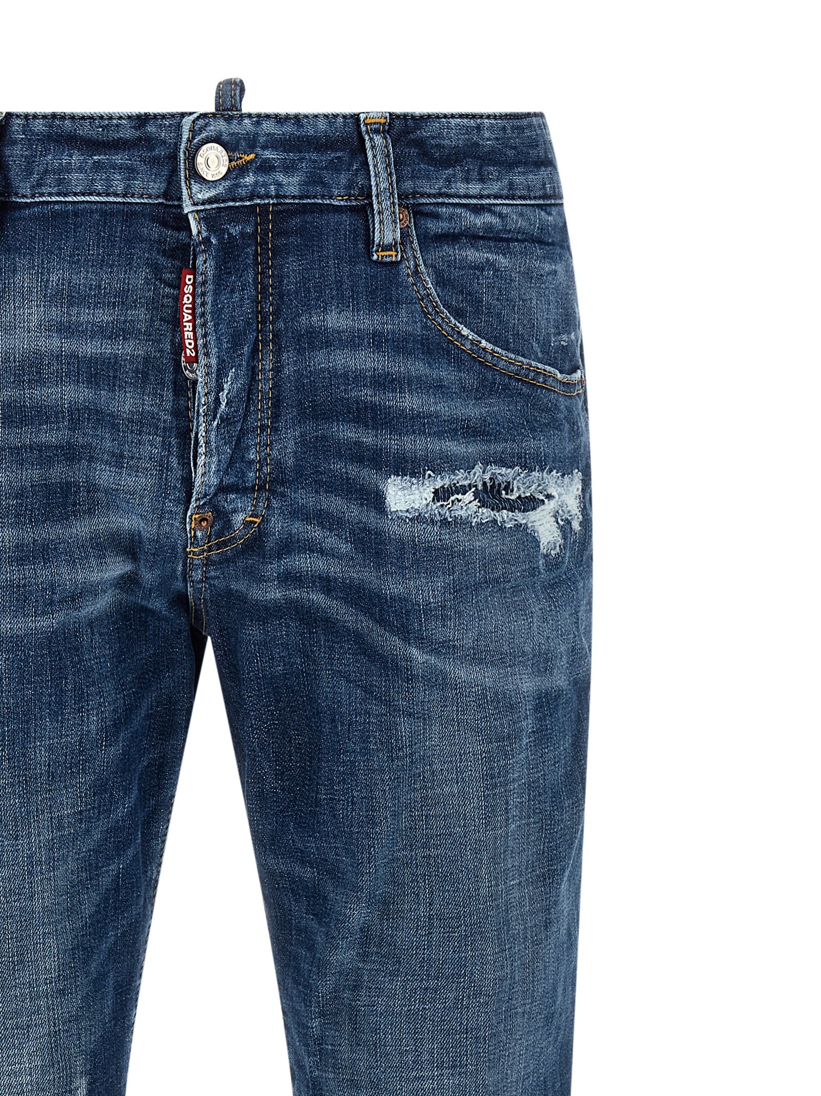 Skater jeans Blue Cotton Polyester Elastane