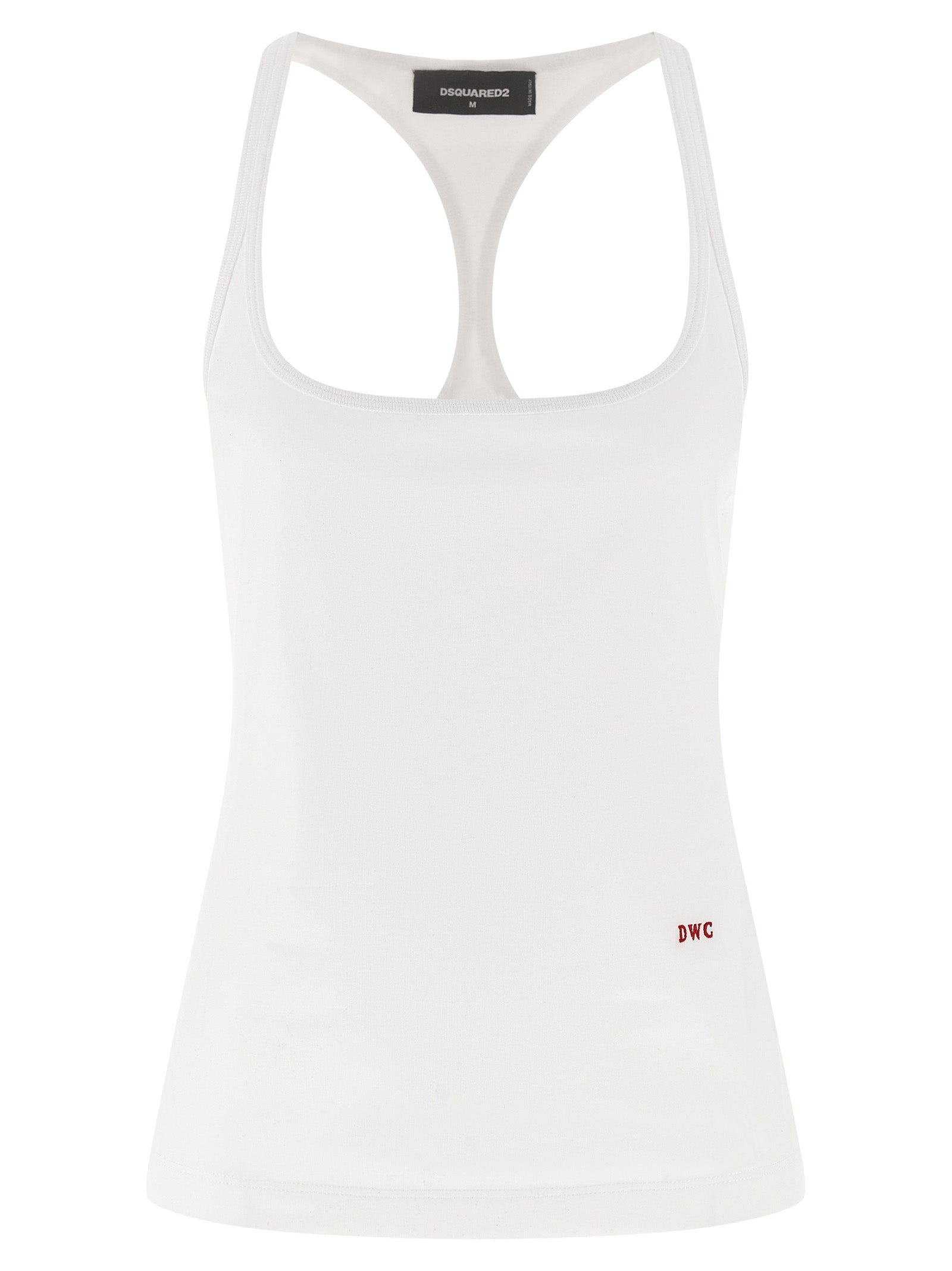 Embroidery tank top White Cotton Tops