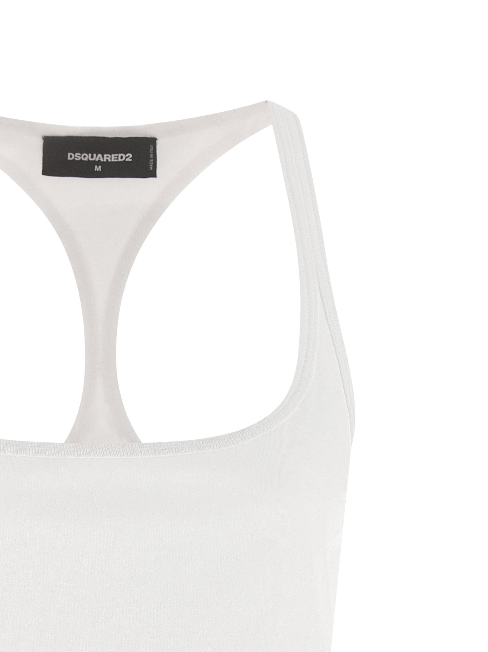Embroidery tank top White Cotton Tops