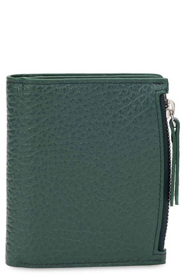 Zip Wallet Dark Green Calfskin & Purses