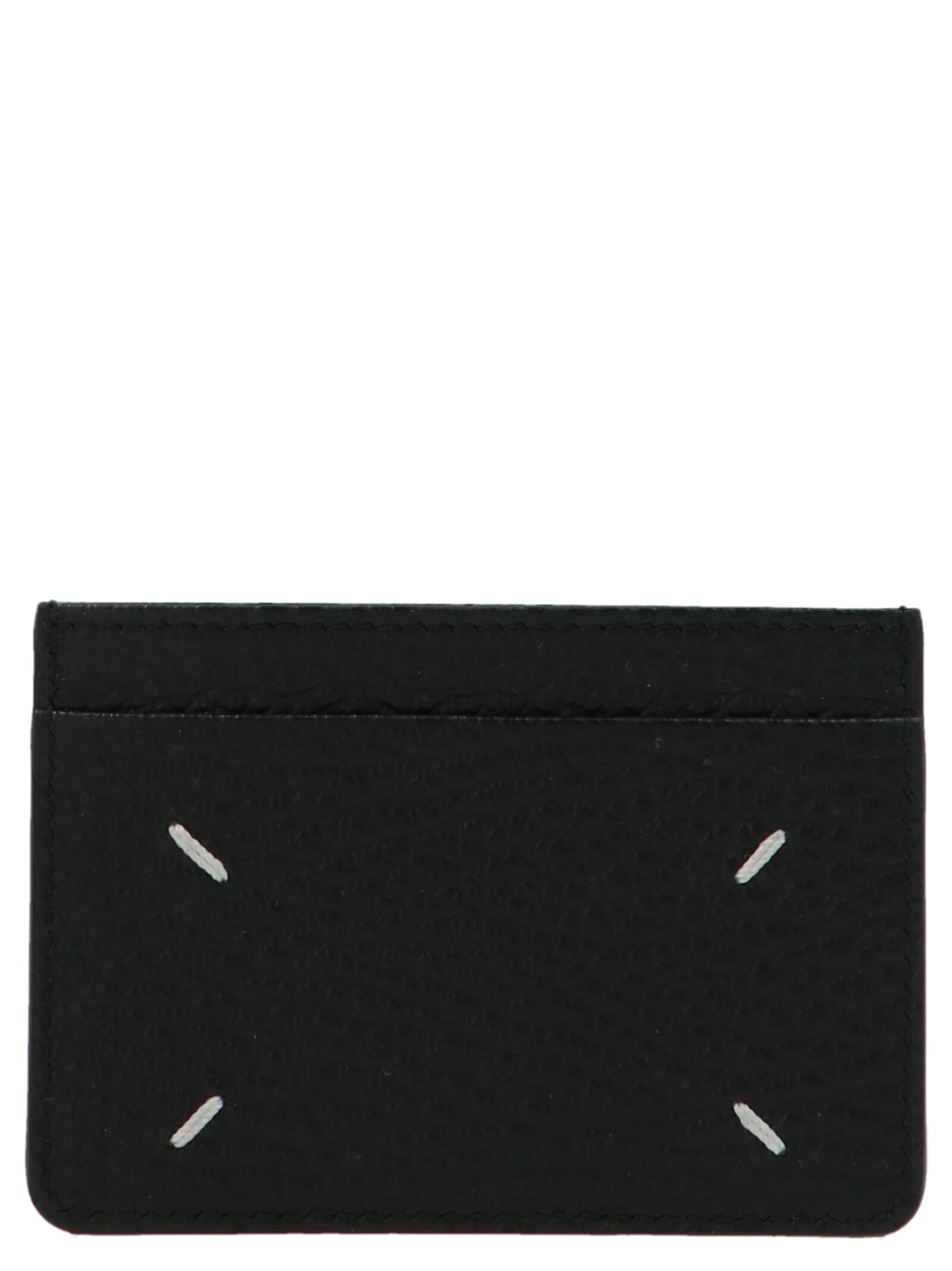 Logo card holder Black Calf Leather (bos Taurus) Wallets, Holders
