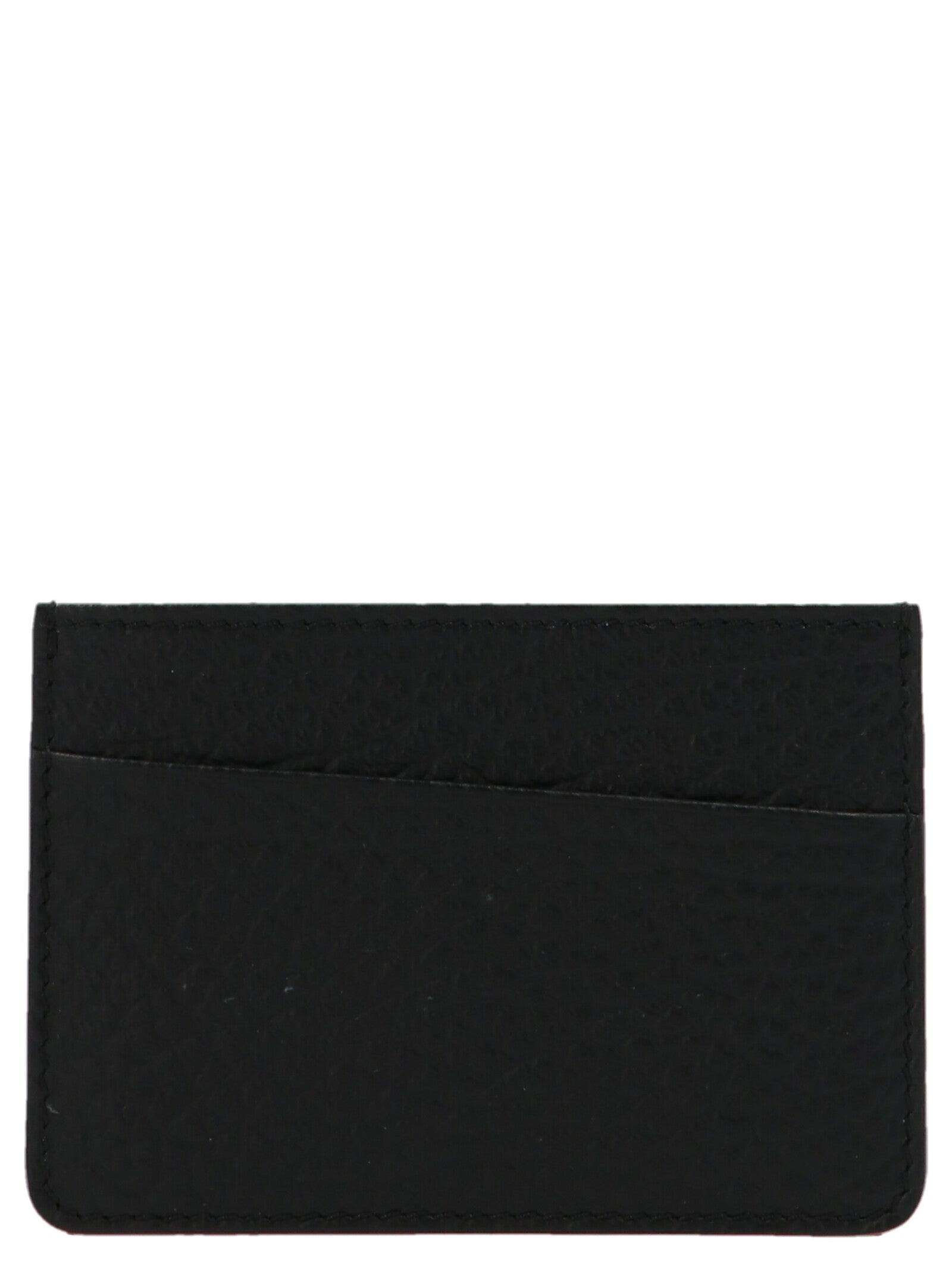 Logo card holder Black Calf Leather (bos Taurus) Wallets, Holders