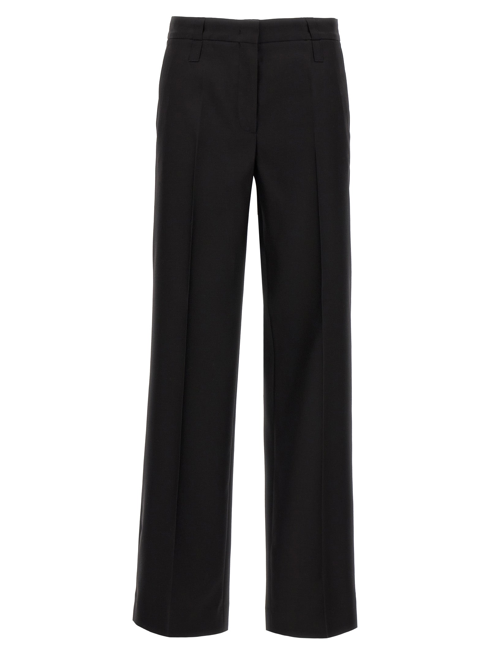 Ima pants Black Virgin Wool Silk