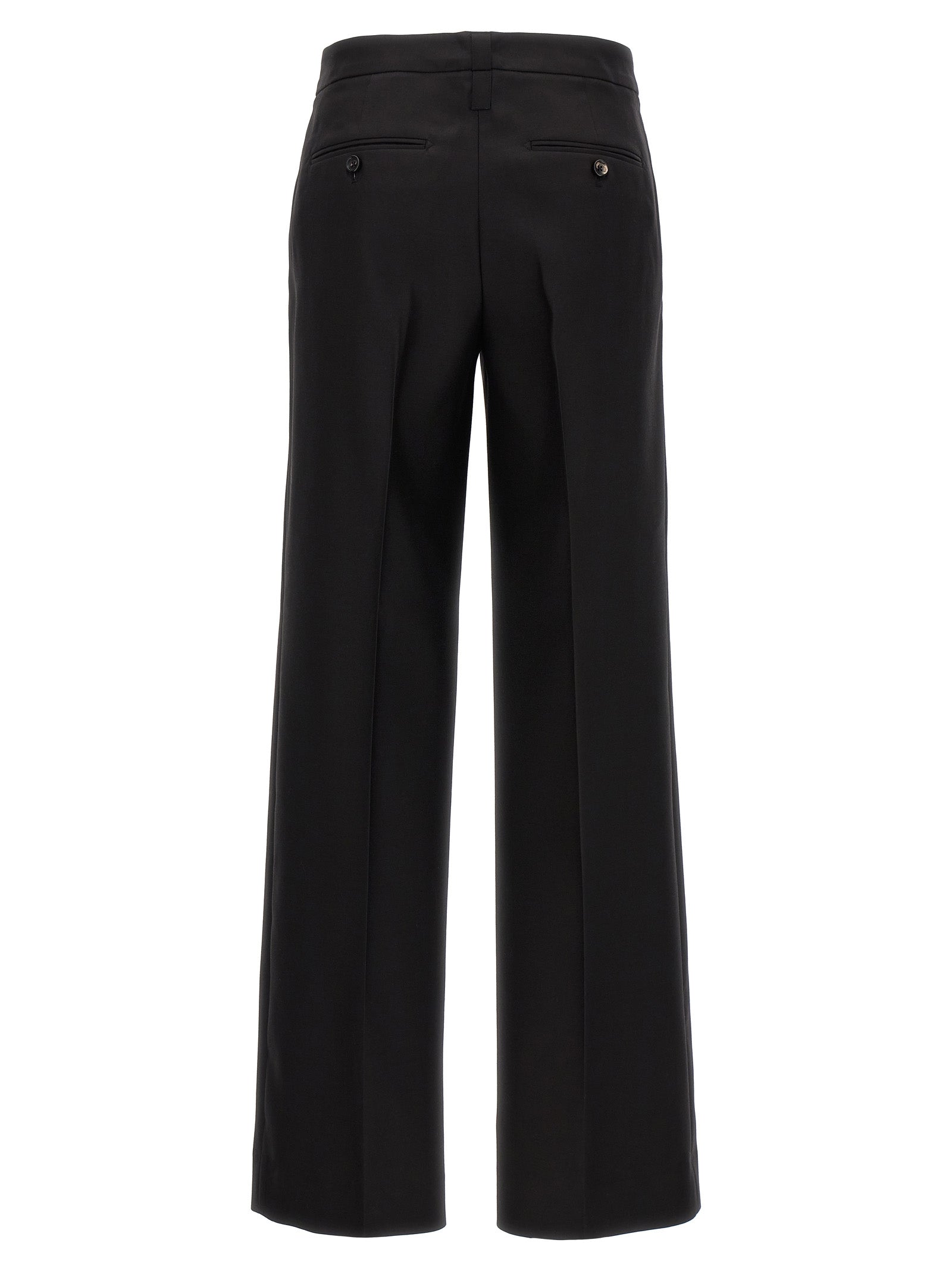 Ima pants Black Virgin Wool Silk