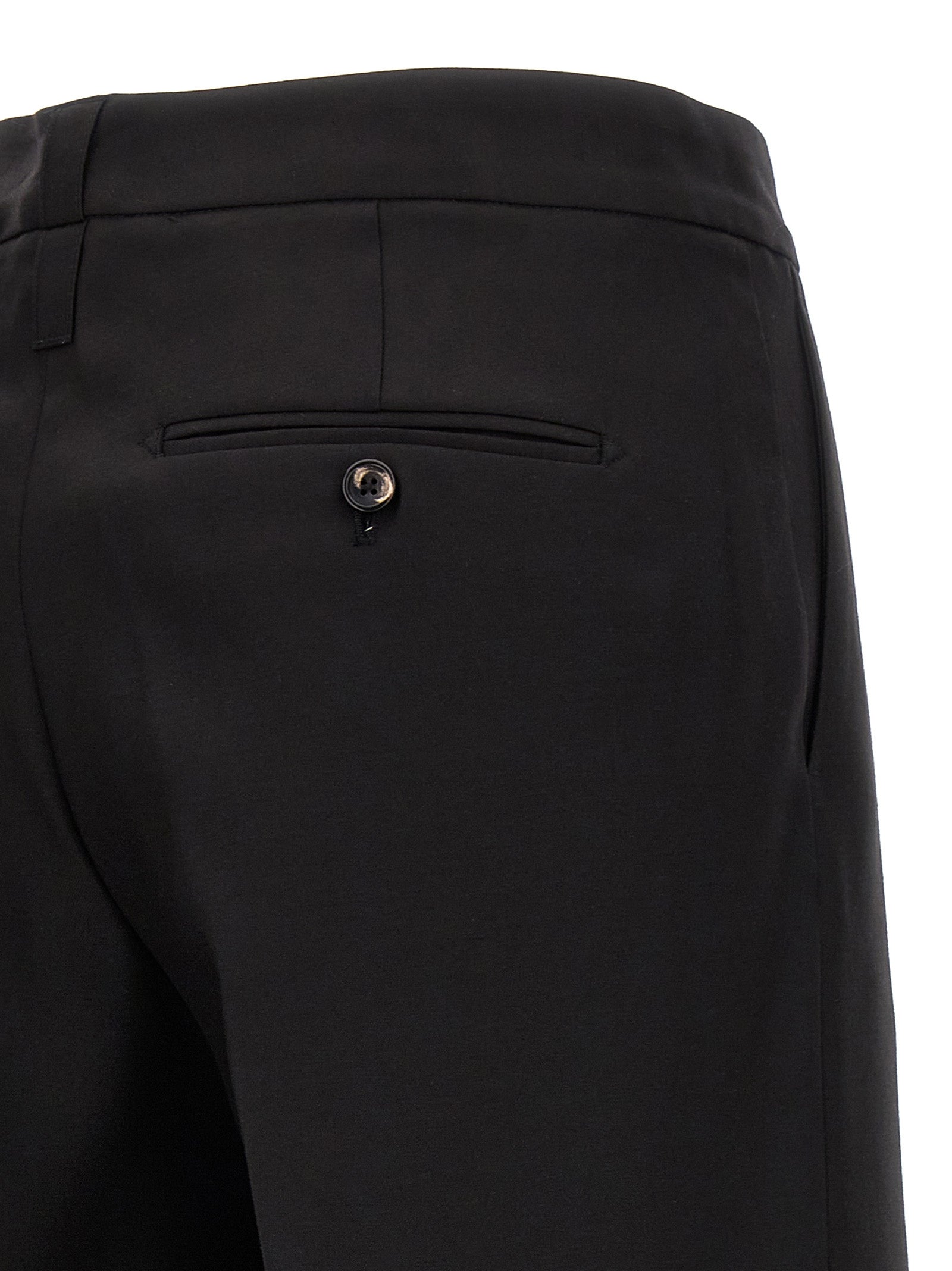 Ima pants Black Virgin Wool Silk