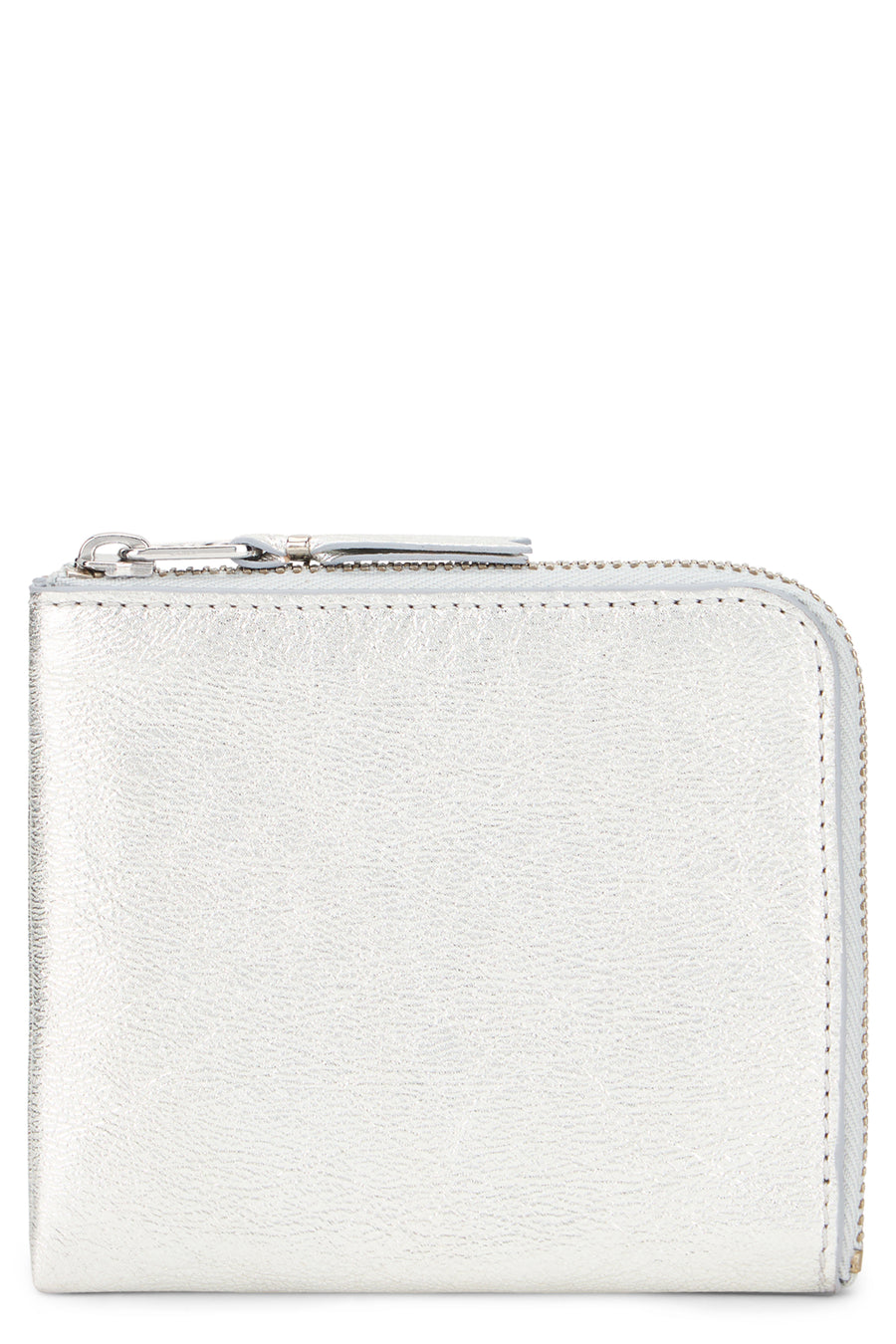 Wallet Compact Zipped Silver Vachette & Purses