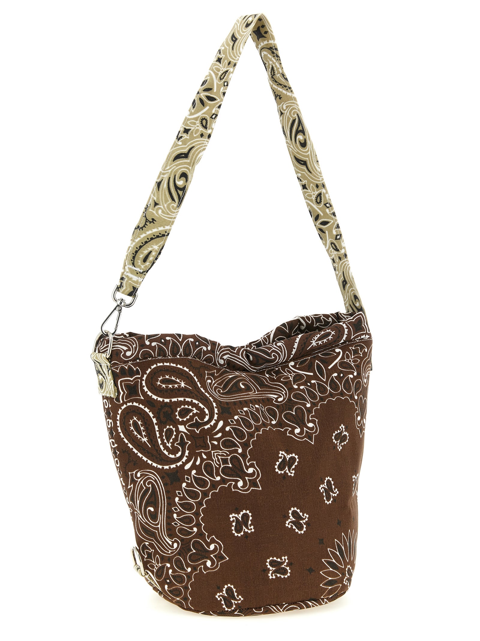 Seau bucket bag Brown Cotton Shoulder