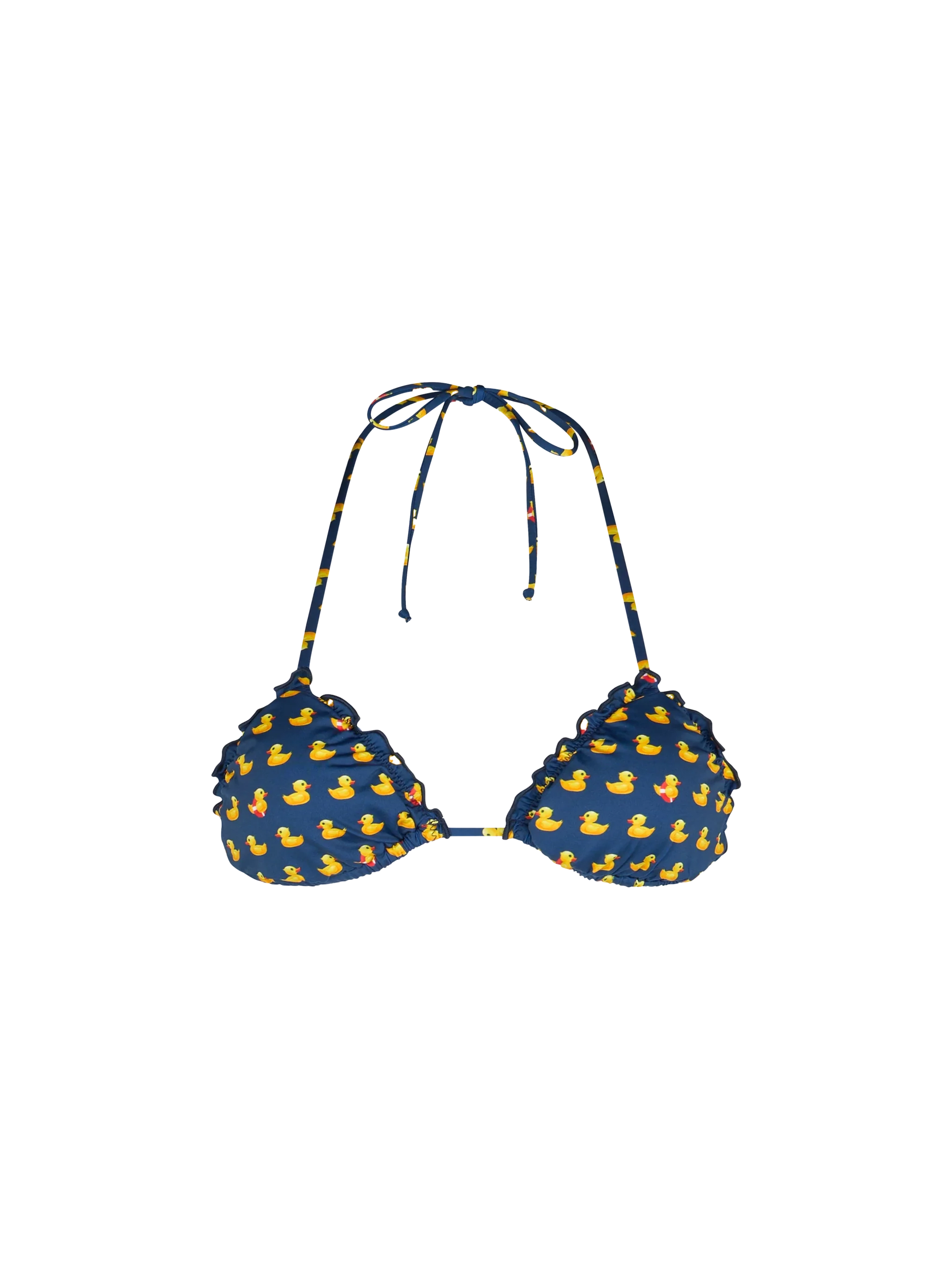 Sagittarius Classic Triangle Top With Ducky Print Blue