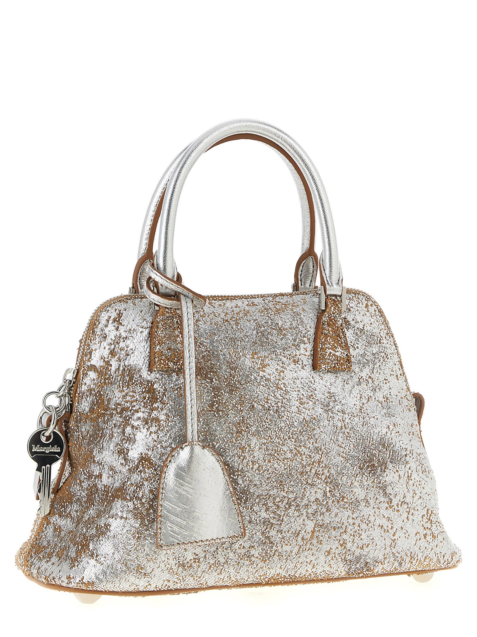 5ac Mini Soft Bag Silver Crossbody