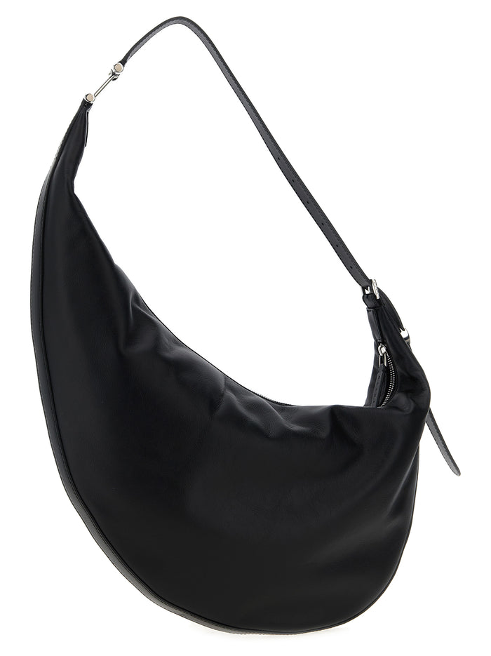 Hobo Small shoulder bag Black Calfskin Leather (bos Taurus)