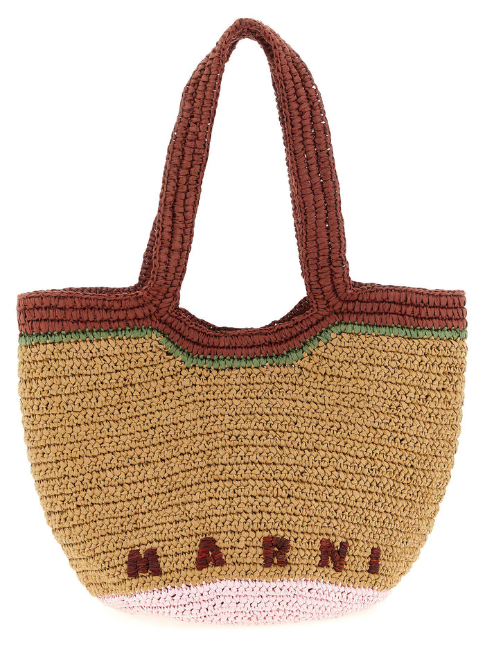 Small Seaside shopping bag Multicolor Paper Tote