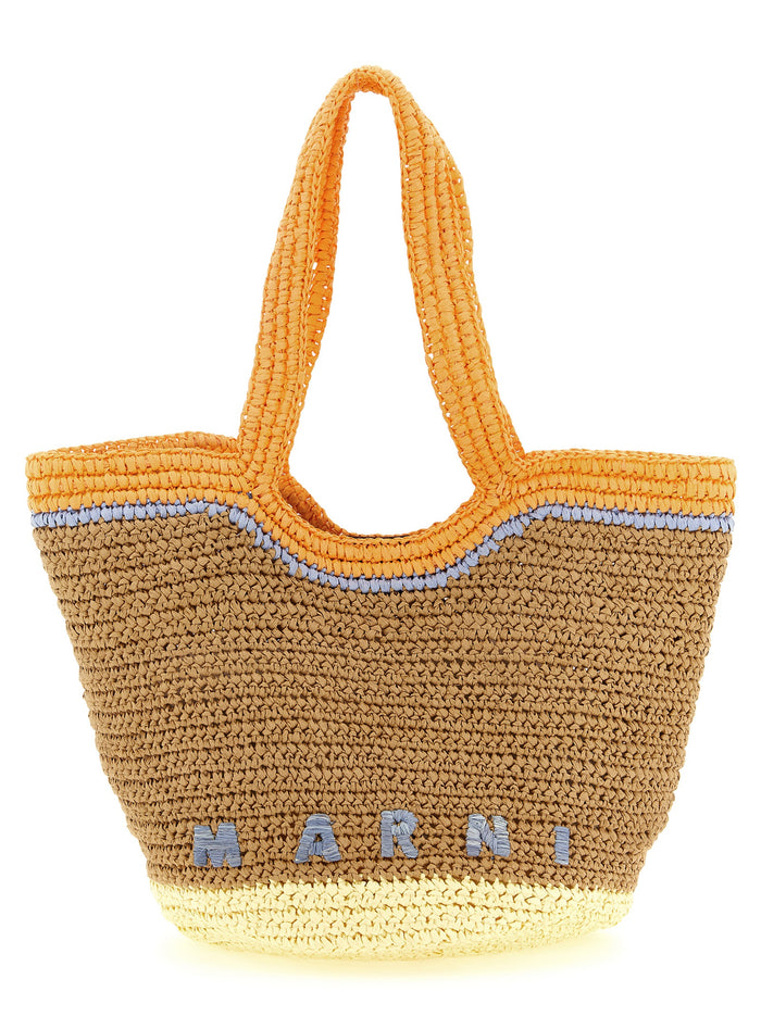 Small Seaside shopping bag Multicolor Paper Tote