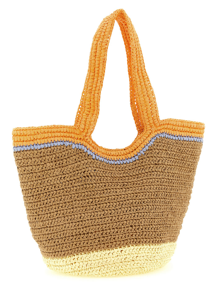 Small Seaside shopping bag Multicolor Paper Tote