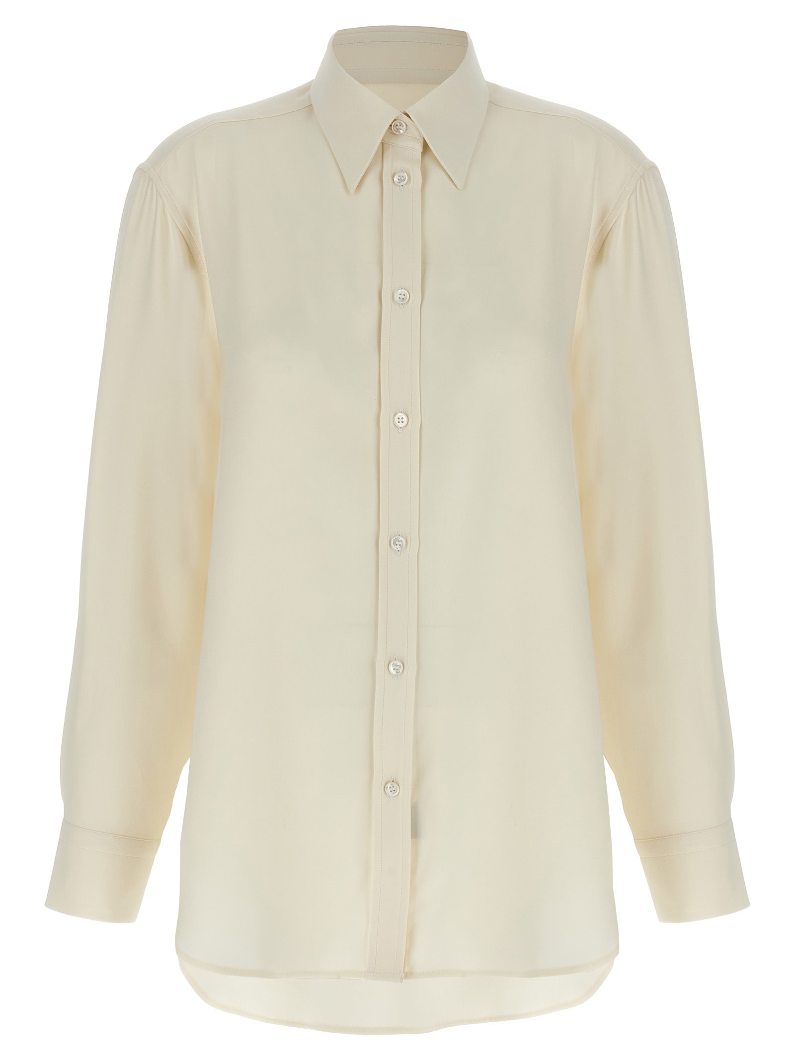 Cady silk shirt White Shirt, Blouse