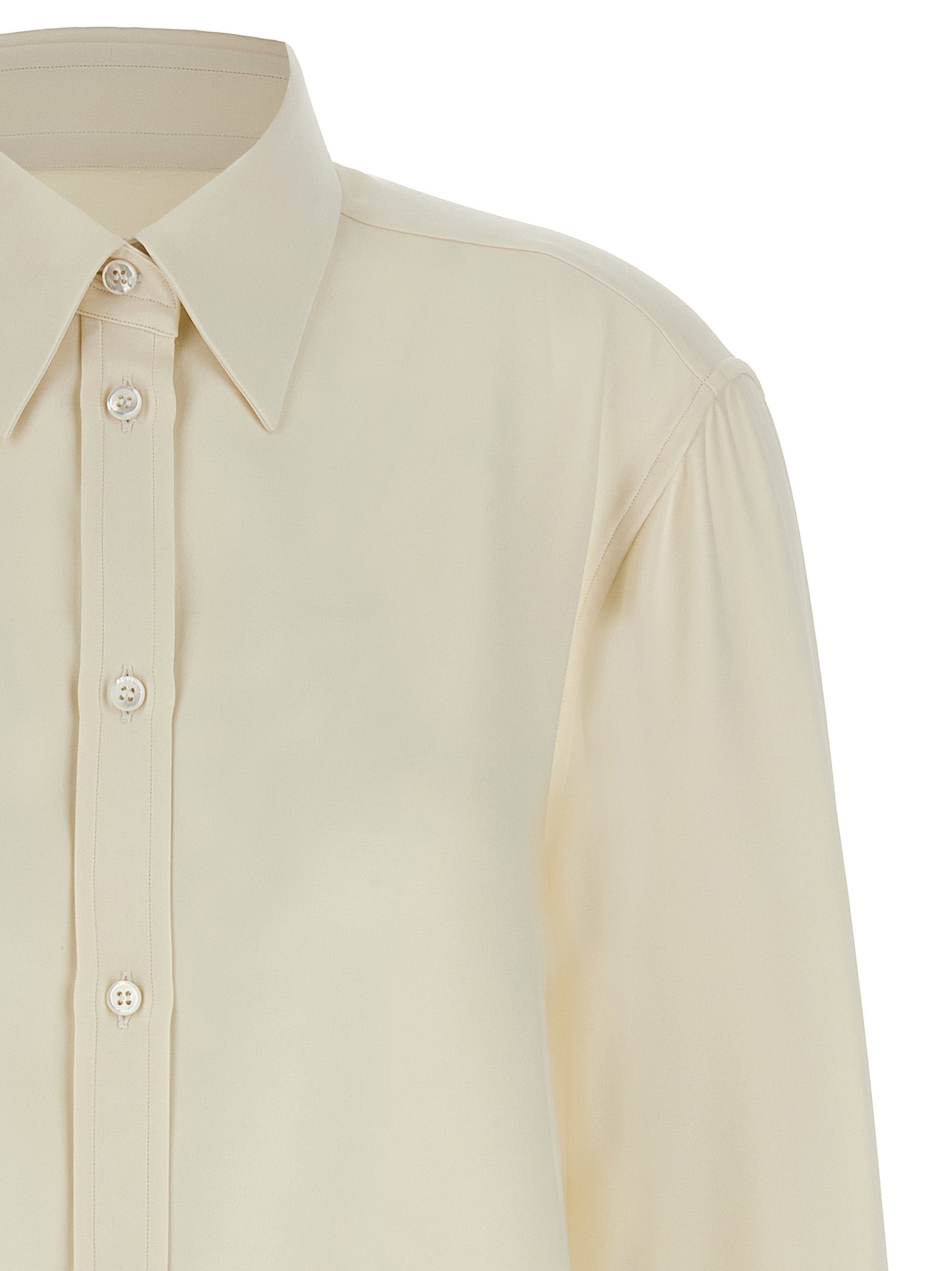 Cady silk shirt White Shirt, Blouse