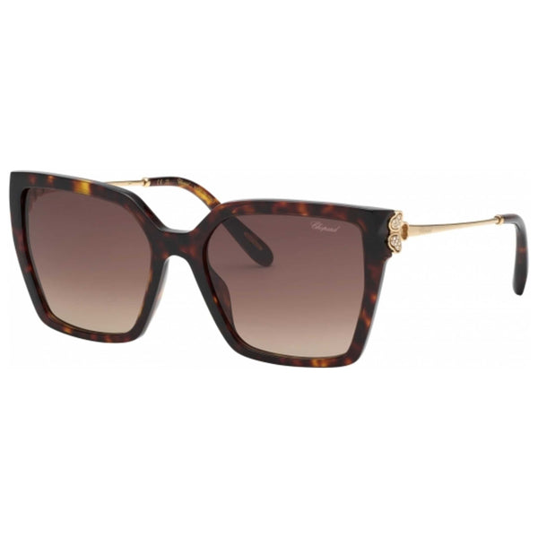 Preloved - Chopard Womens 56mm Havana Sunglasses Sch371s560909 One Color