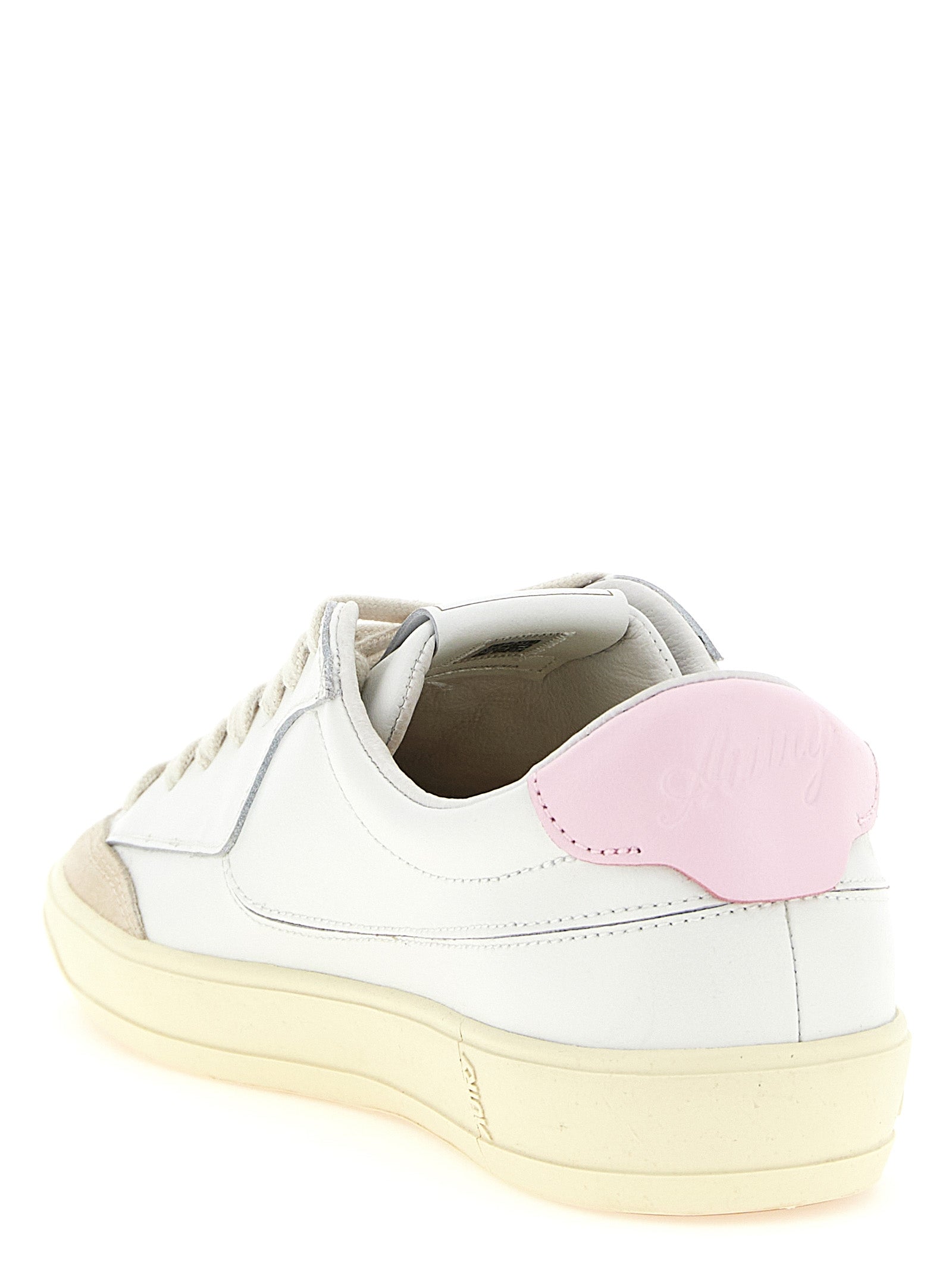 Windscape Low Sneakers Pink Cow Leather Nylon