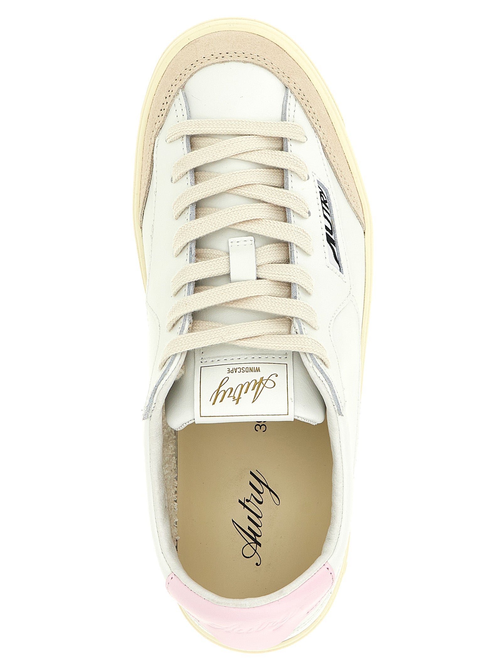 Windscape Low Sneakers Pink Cow Leather Nylon