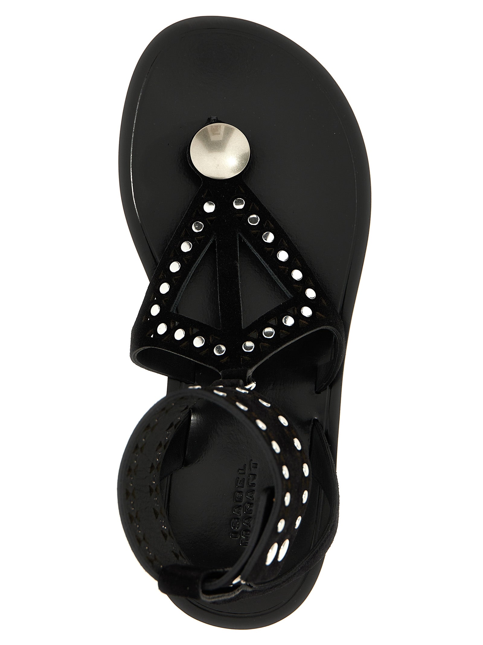 Edil sandals Black Calfskin Leather (bos Taurus)