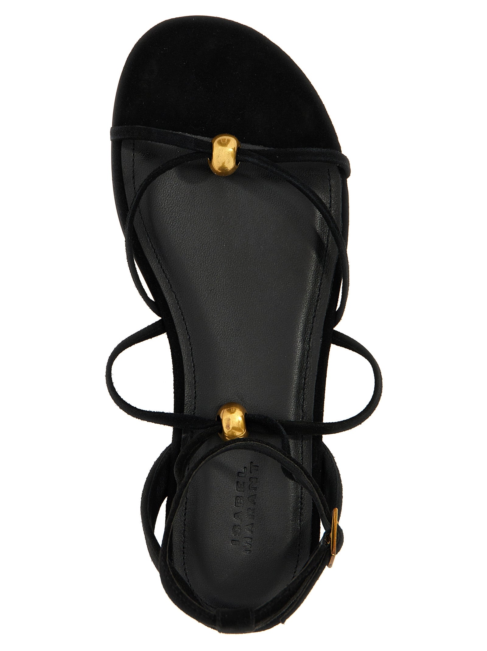 Aeza Sandals Black Goat Leather