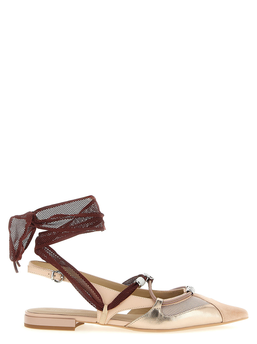 Pinko Gianira 30 Flat — Cream