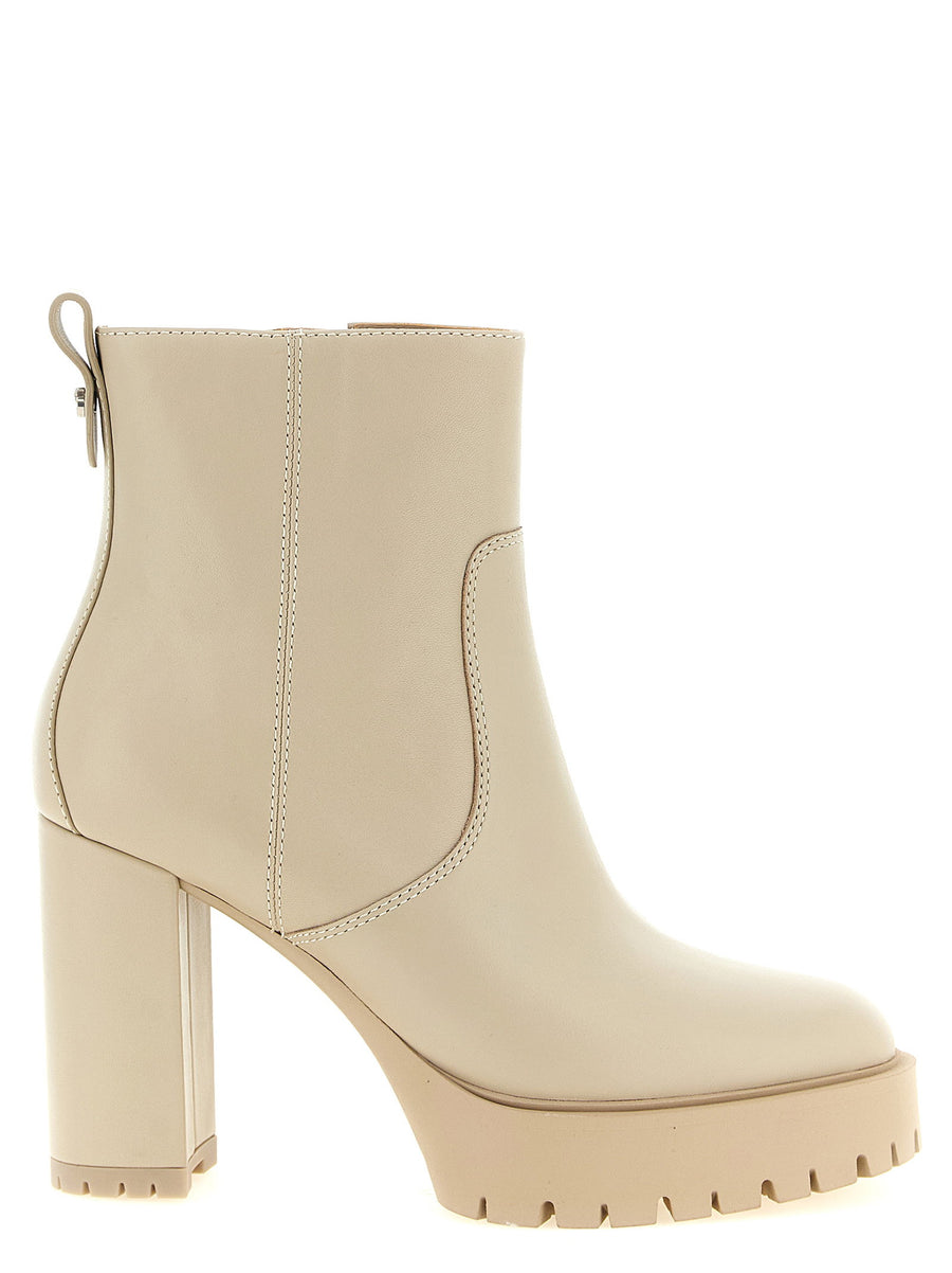 Pinko Ankle Boot — Ivory