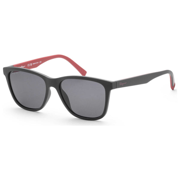 Ferragamo Mens Fashion 57 Mm Matte Grey Sunglasses Sf998s-038 One Color