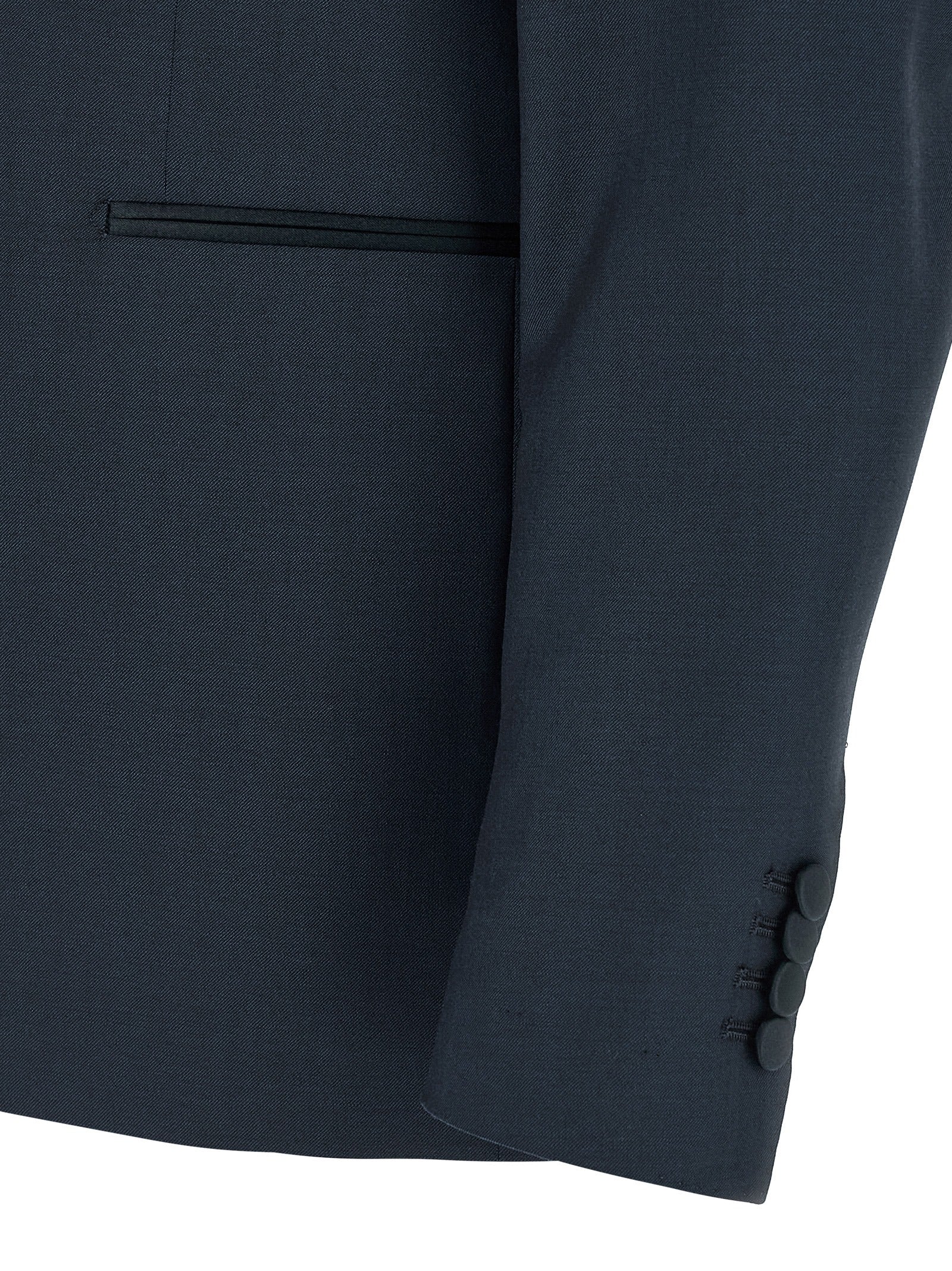 Tuxedo Dress Blue Virgin Wool Suits