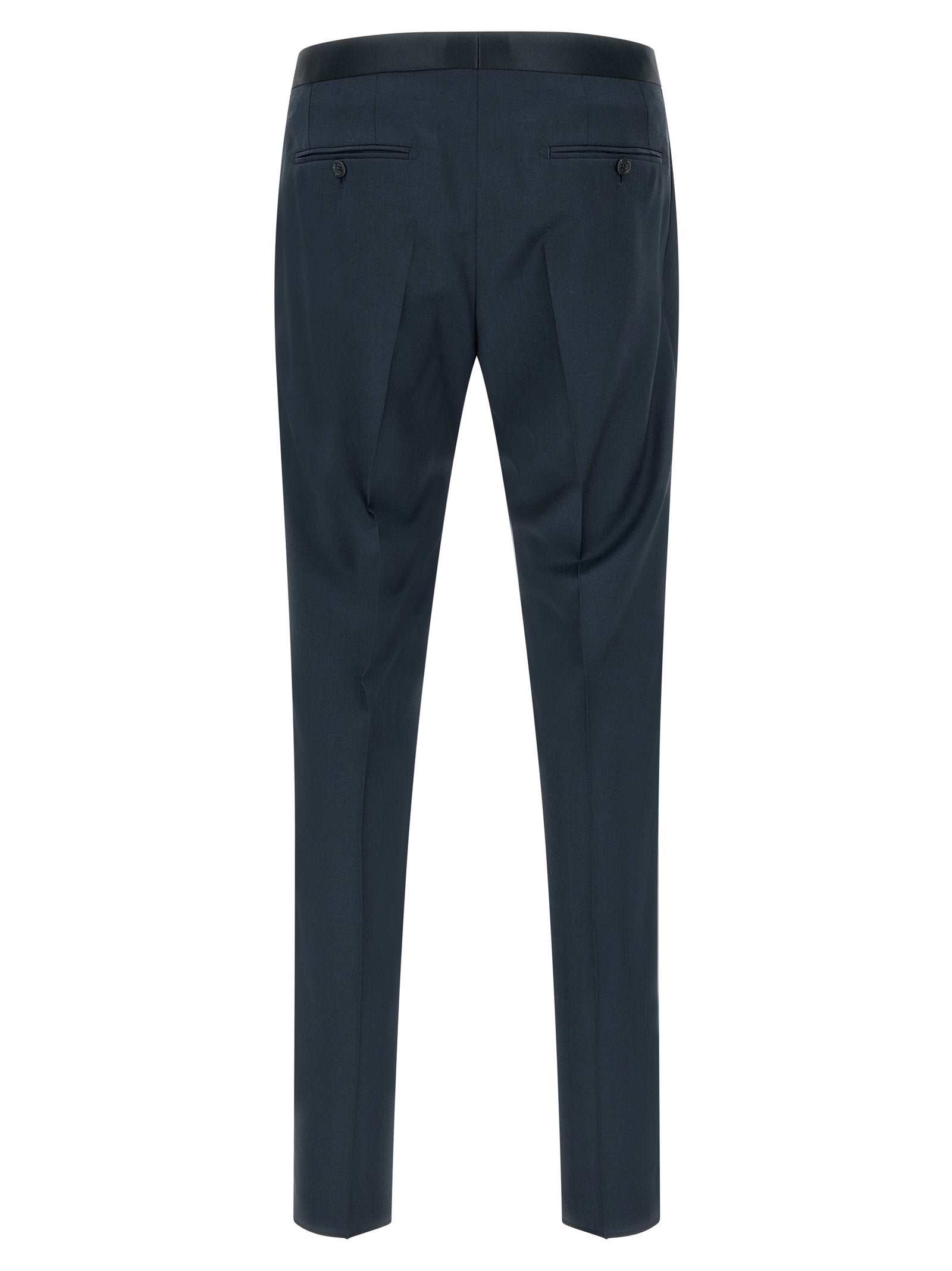 Tuxedo Dress Blue Virgin Wool Suits