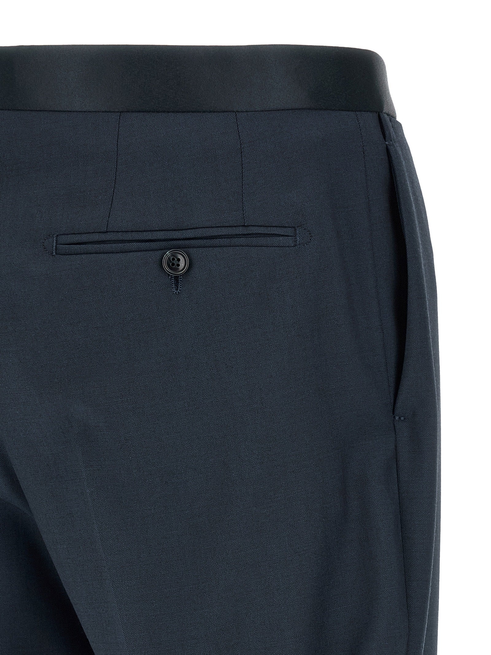 Tuxedo Dress Blue Virgin Wool Suits