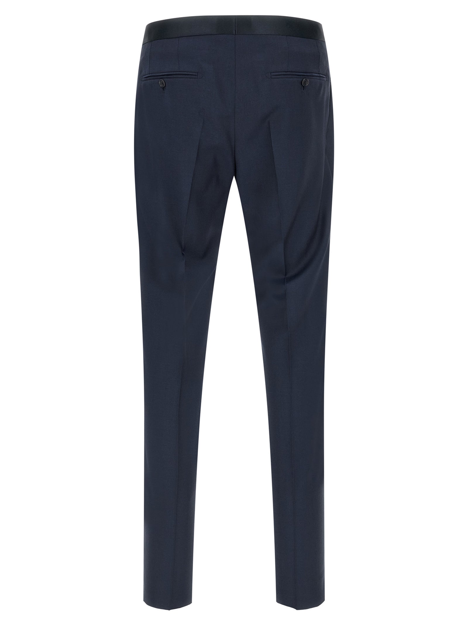 Tuxedo Dress Blue Virgin Wool Suits