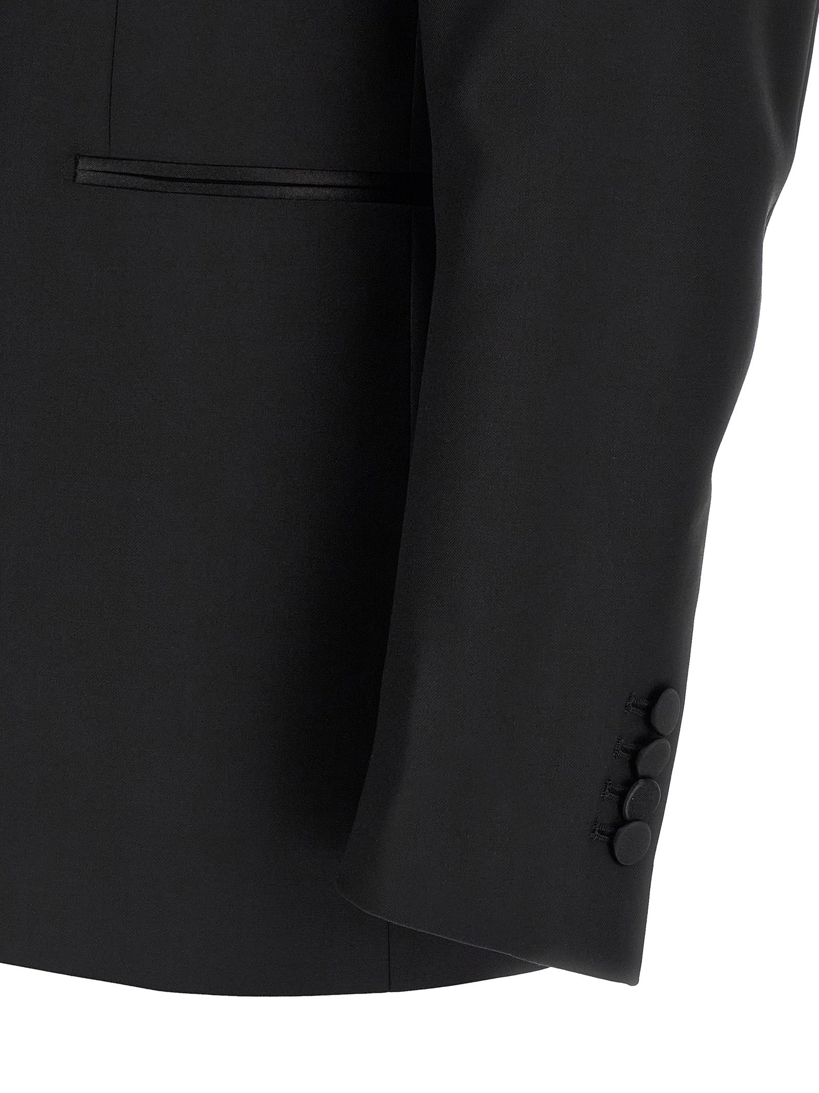 Napoli tuxedo dress Black Virgin Wool Suits