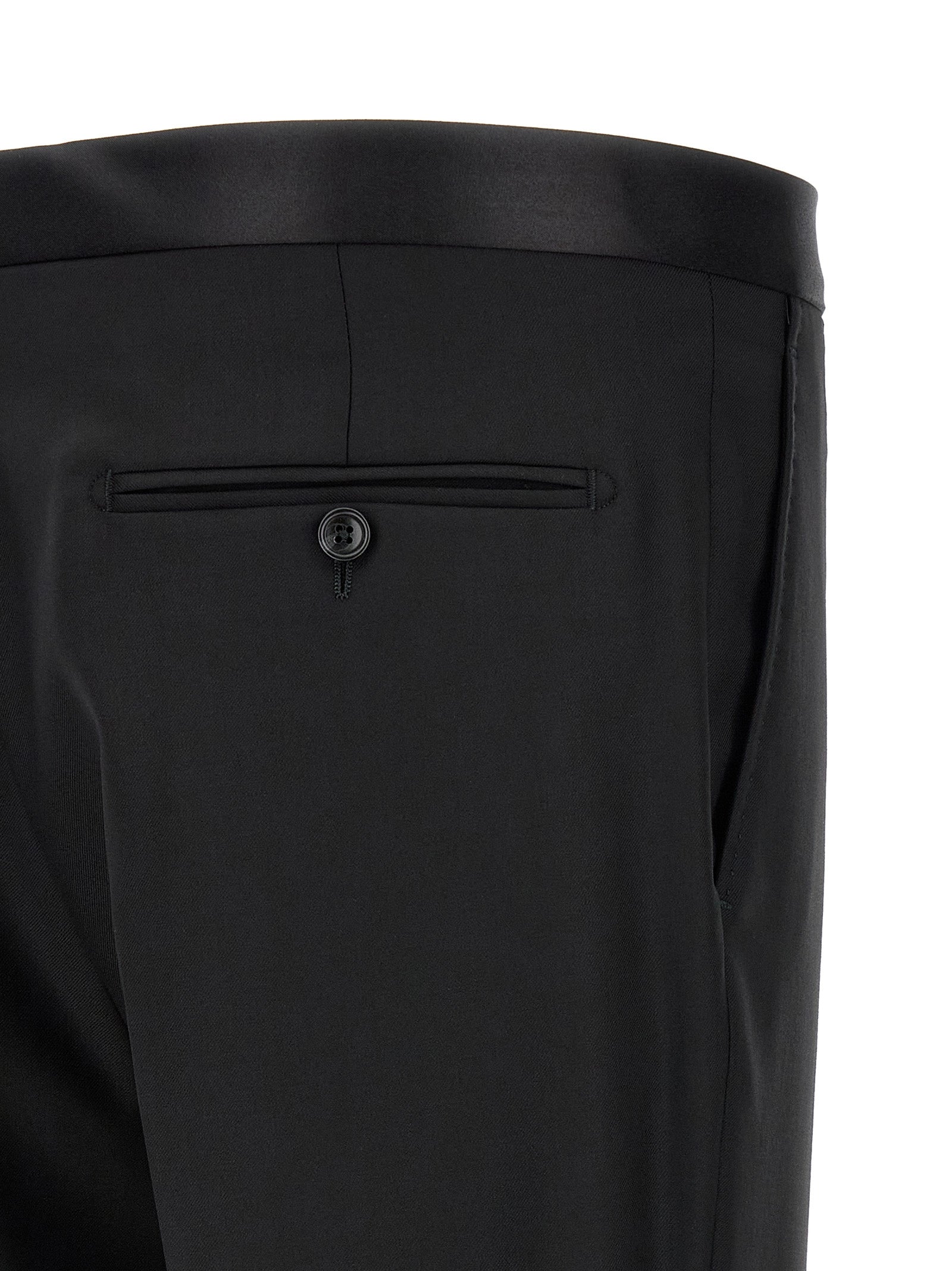 Napoli tuxedo dress Black Virgin Wool Suits