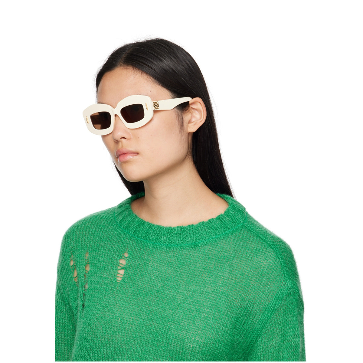 LW40114I 25E Avorio Acetate Occhiali Sole