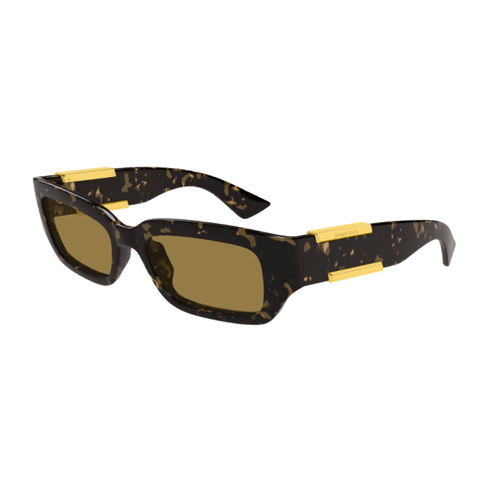 Bottega Veneta BV1406S Linea Ribbon 002 Havana Brown Bio-injected Occhiali Da Sole