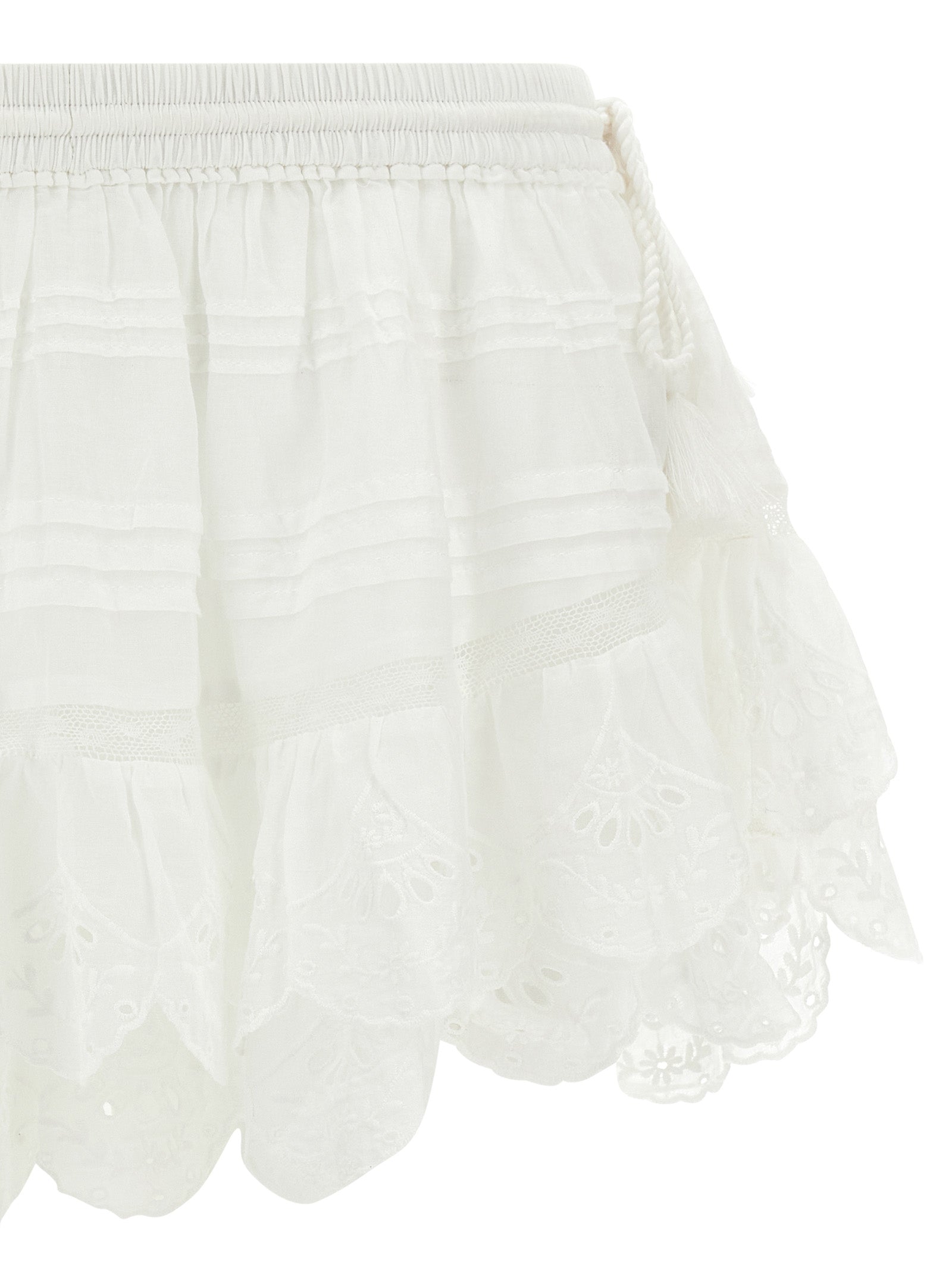 Puria shorts White Cotton Bermuda
