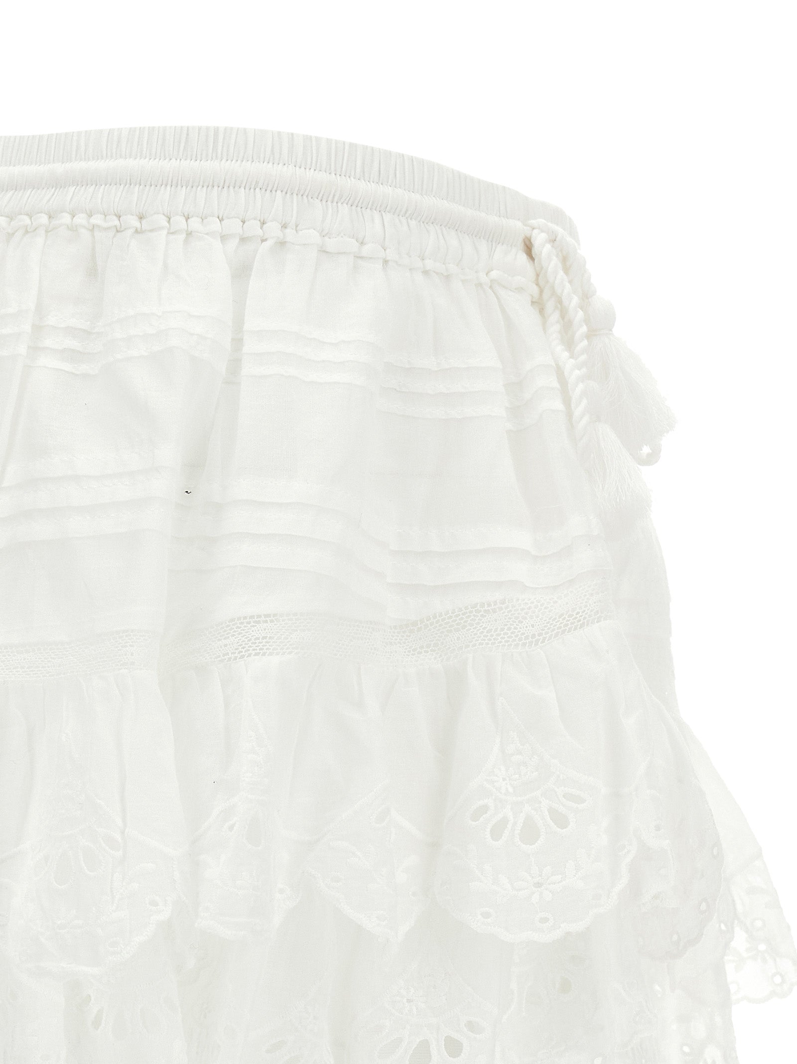 Puria shorts White Cotton Bermuda