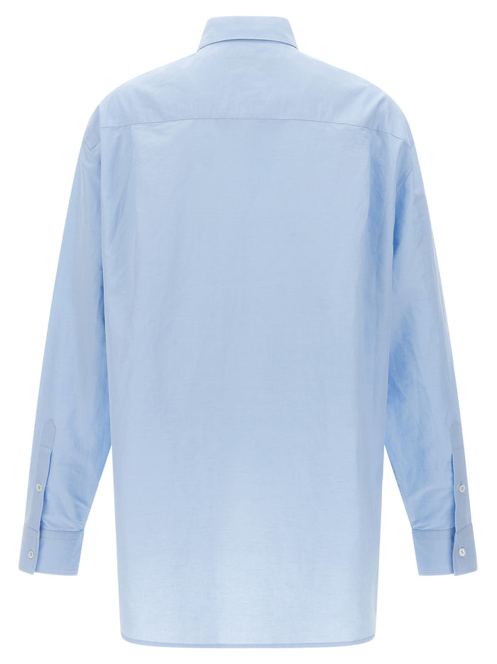 Window shirt Light Blue Linen Shirt, Blouse
